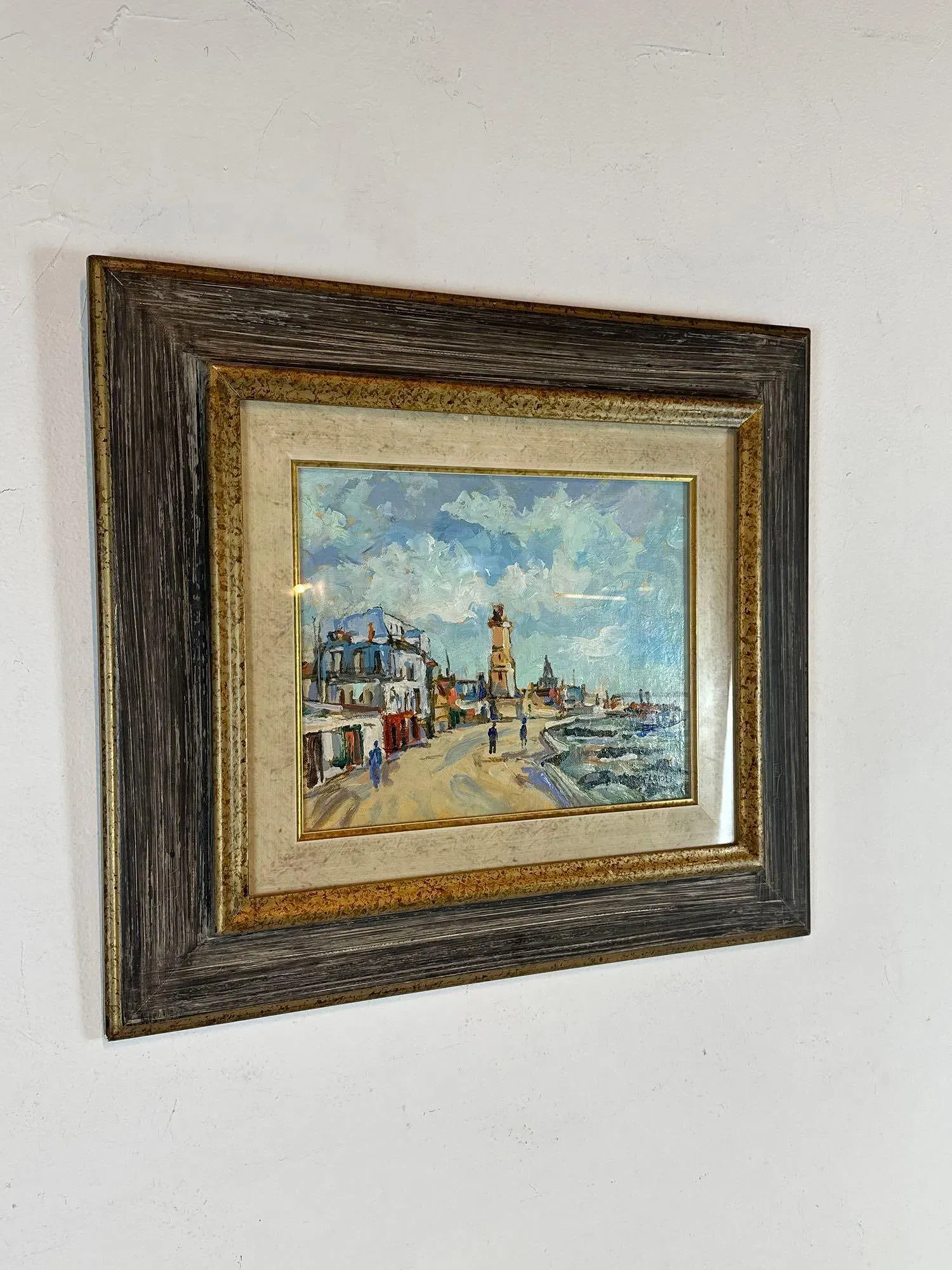 Impressionist Style Coastal Landscape Painting by Carlo Farioli thumbnail 5