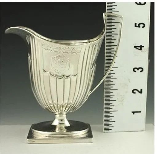 English Sterling Silver Assembled Three-Piece Tea Set thumbnail 3