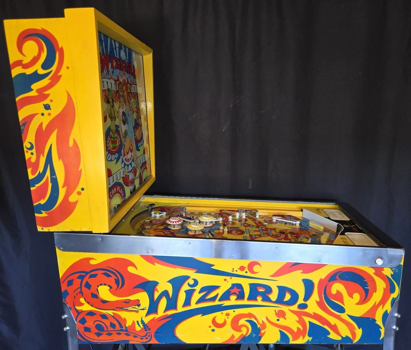 Bally Wizard! Electro-Mechanical Pinball Machine thumbnail 4