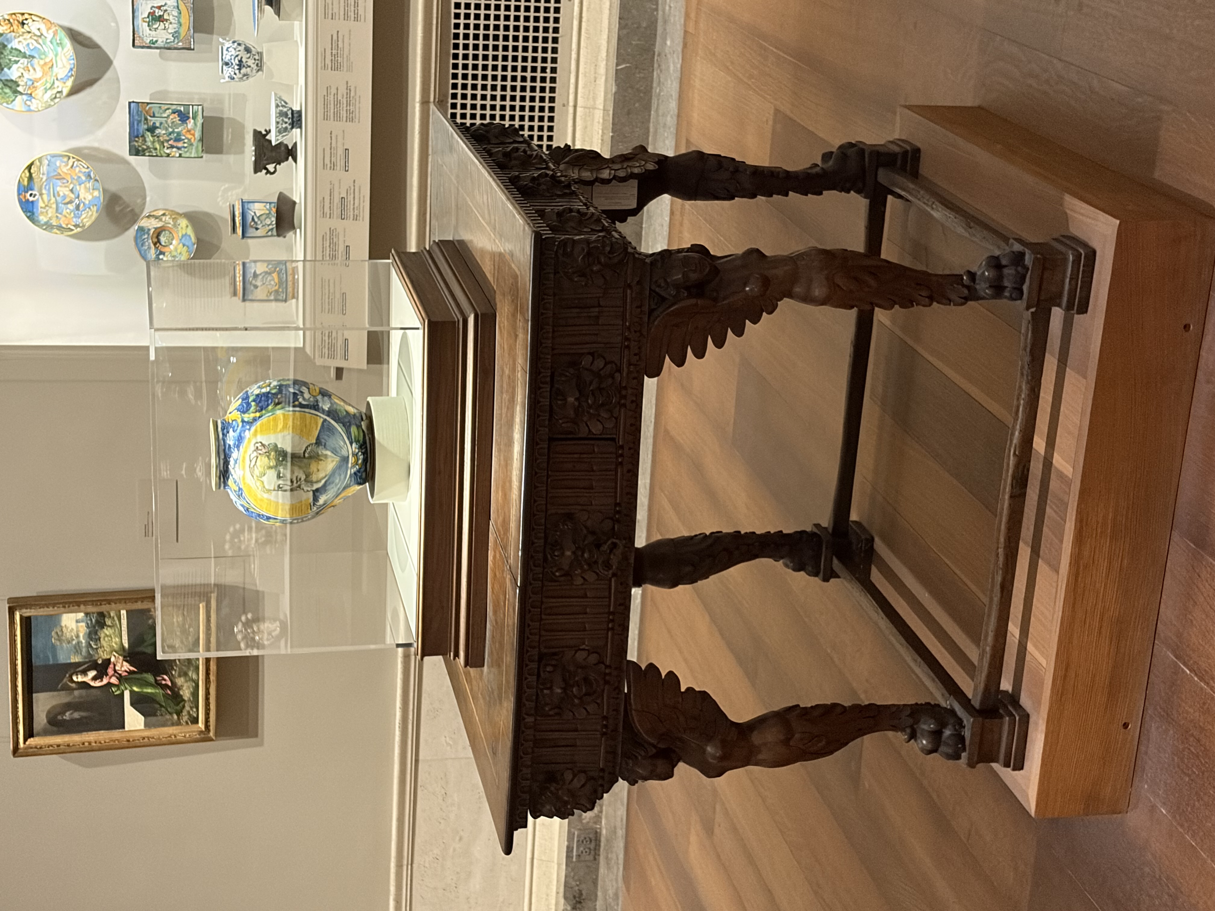Renaissance Revival Carved Oak Table