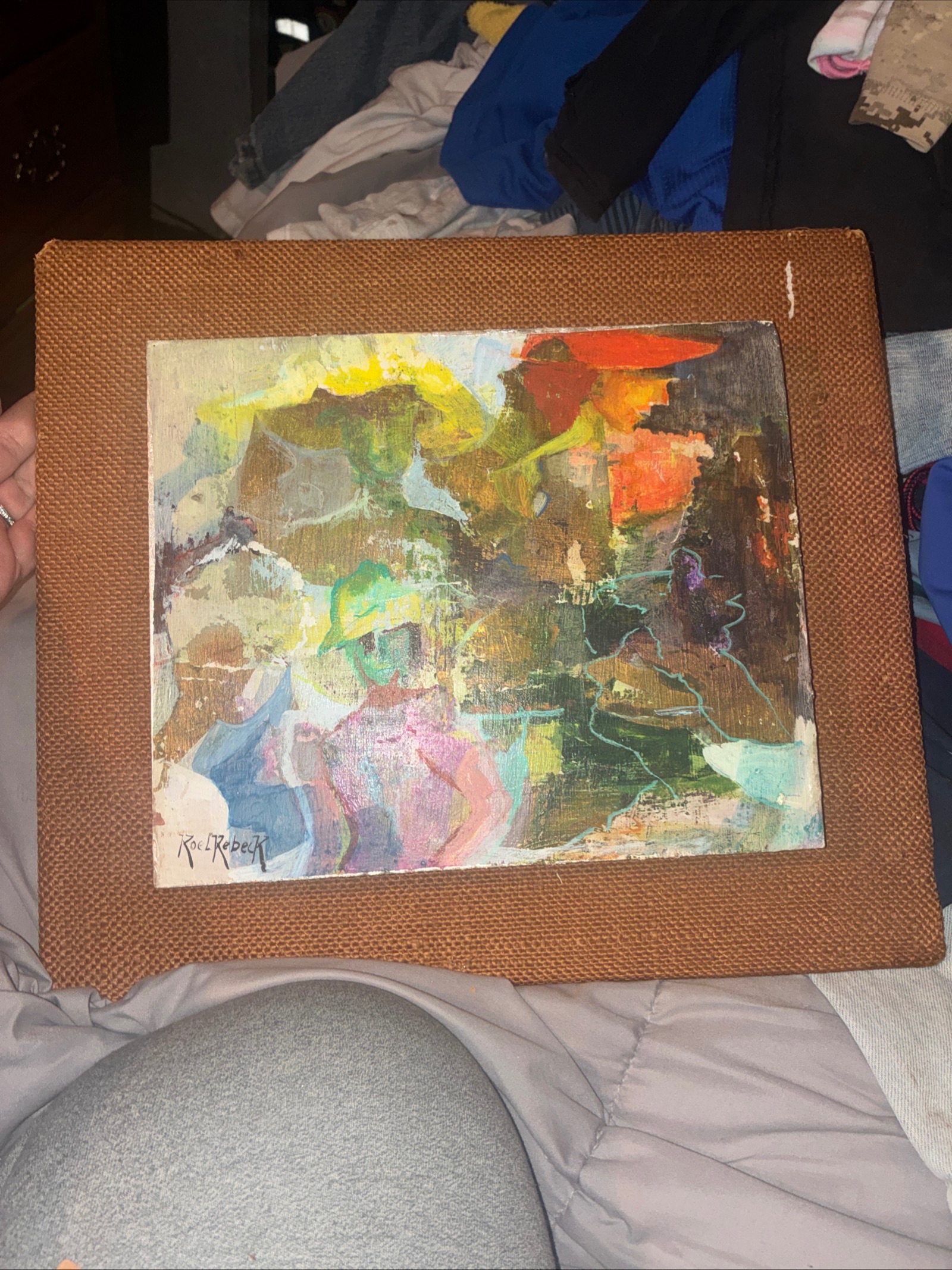Mid-20th Century Abstract Painting