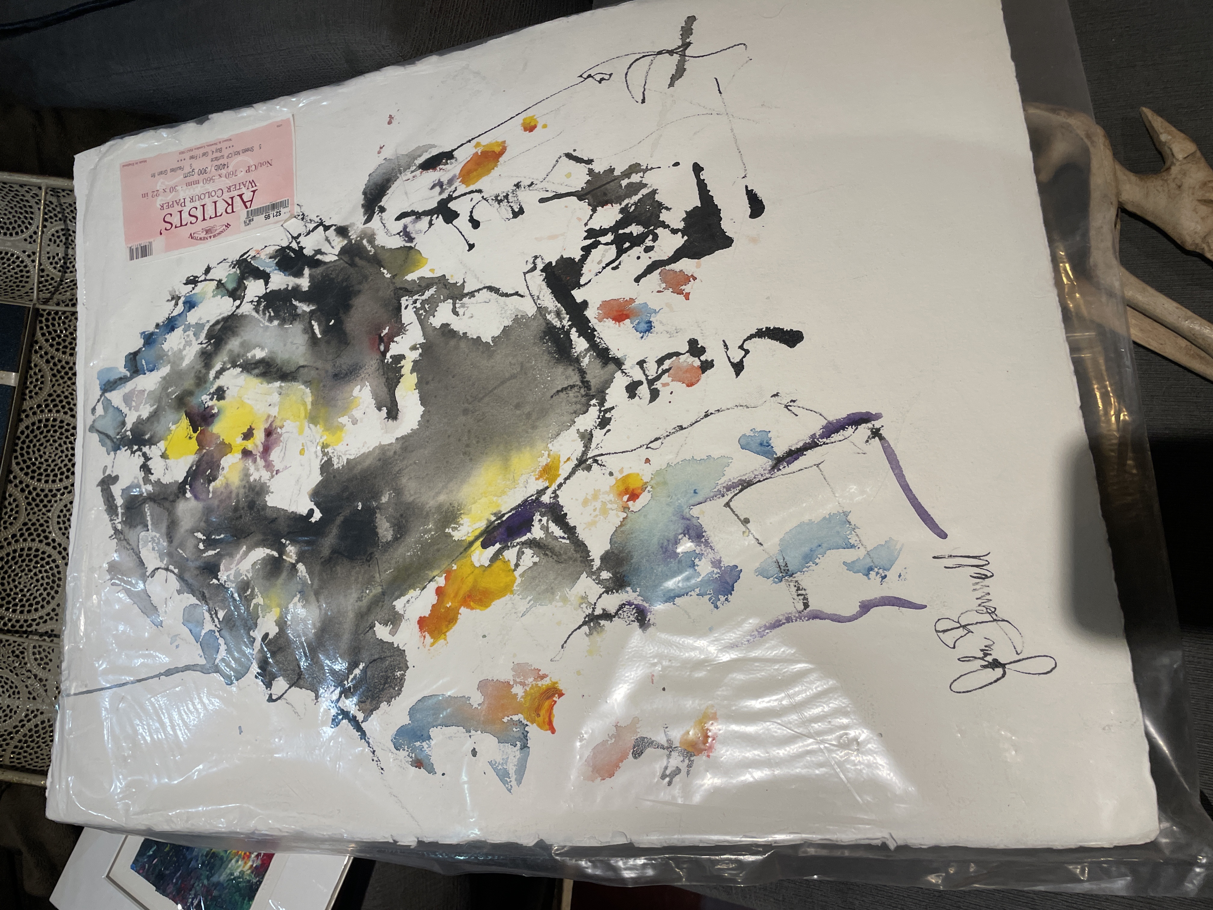 Contemporary Abstract Watercolor