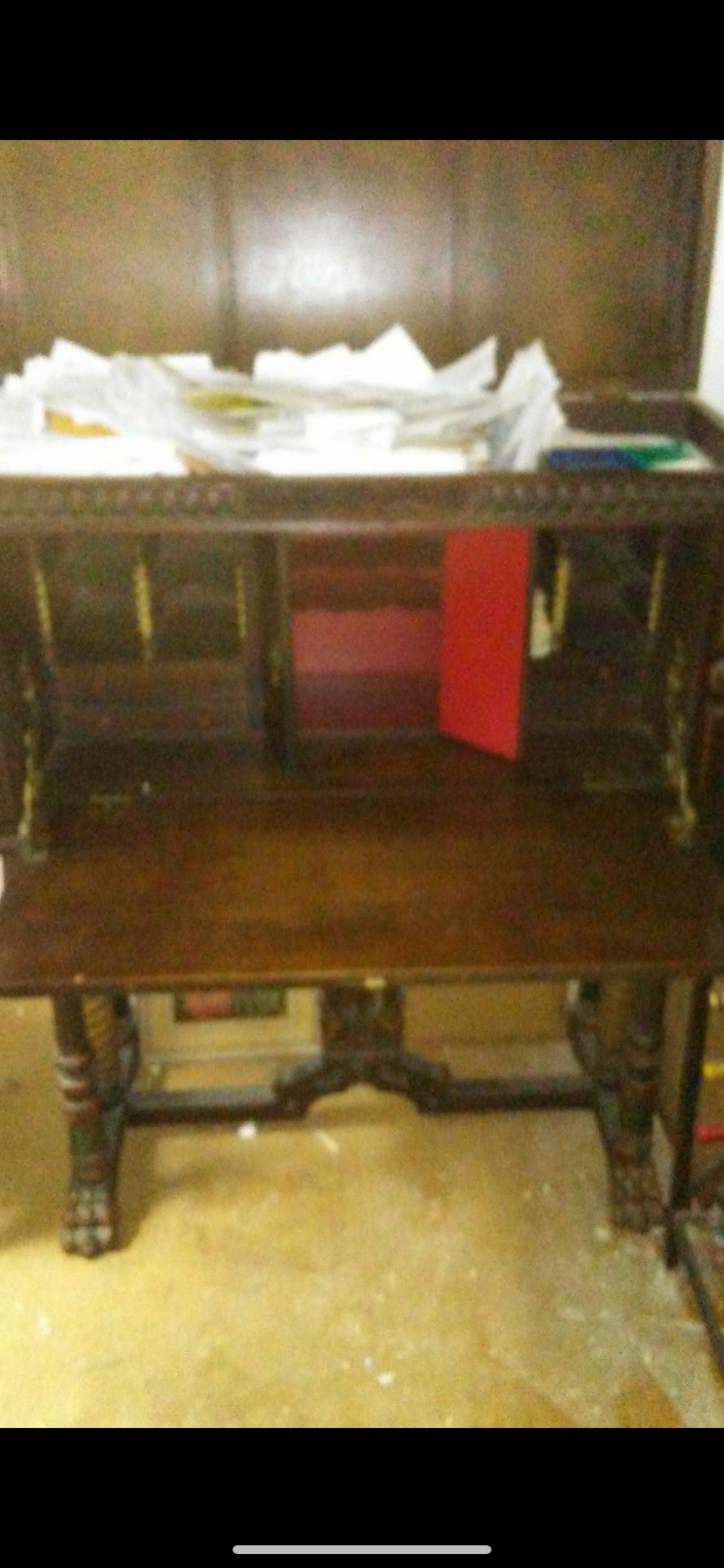Victorian Style Oak Desk