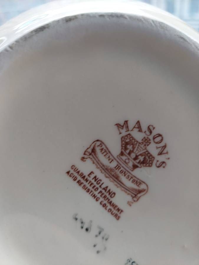 English Ironstone Mason's Patent Ironstone Polychrome Ginger Jar with Cover thumbnail 4