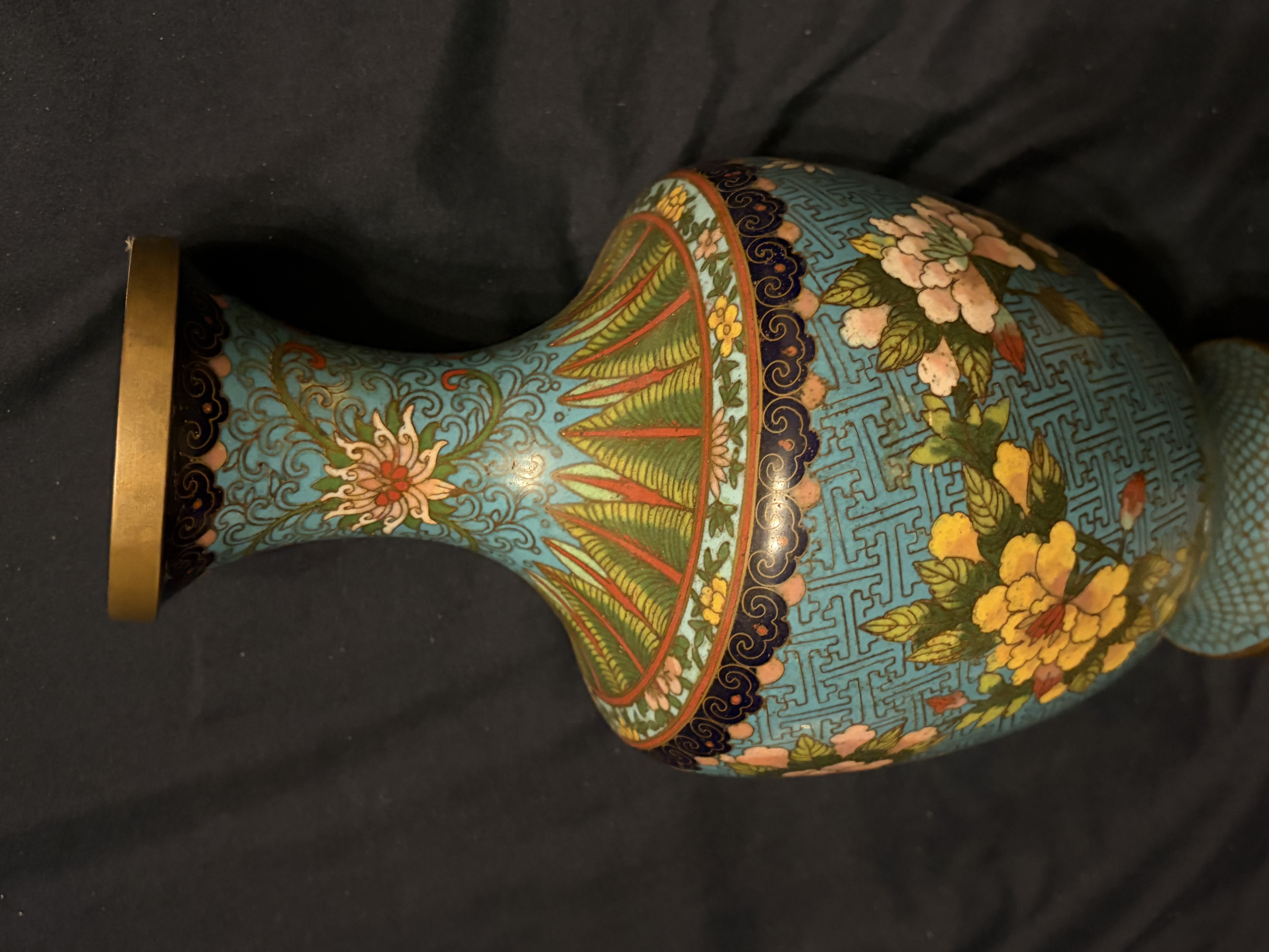 Chinese Cloisonné Vase