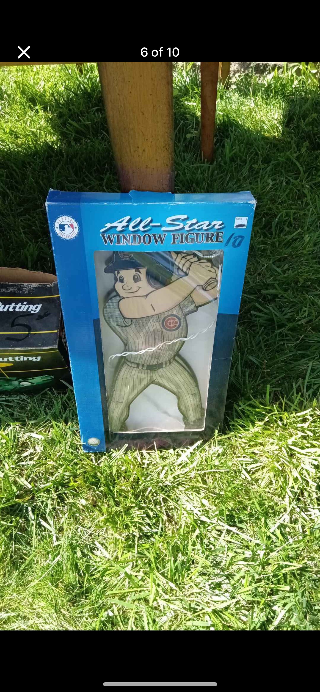Vintage MLB Chicago Cubs All-Star Window Figure