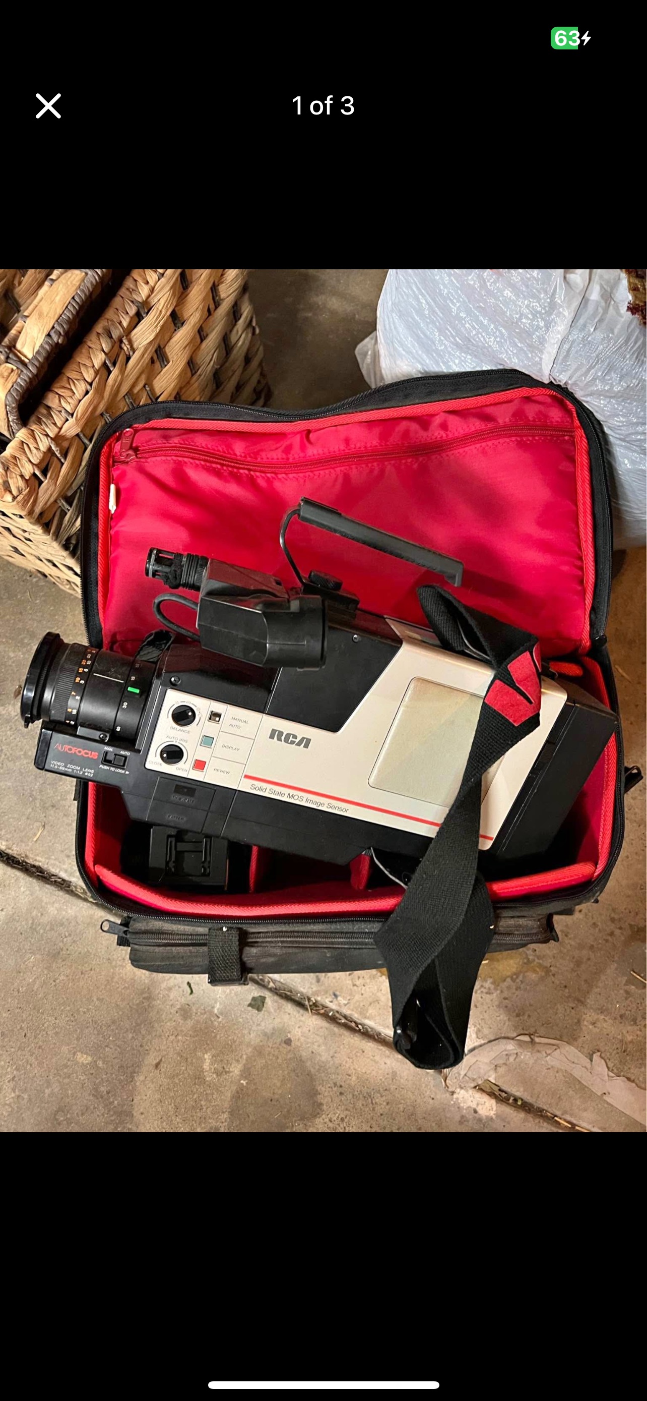 RCA Solid State MOS Image Sensor Camcorder (circa 1980s)