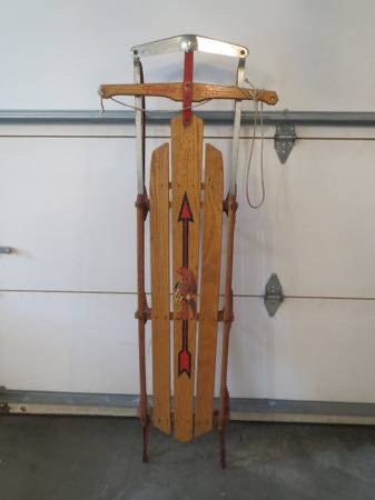 Vintage Flexible Flyer Wooden Sled