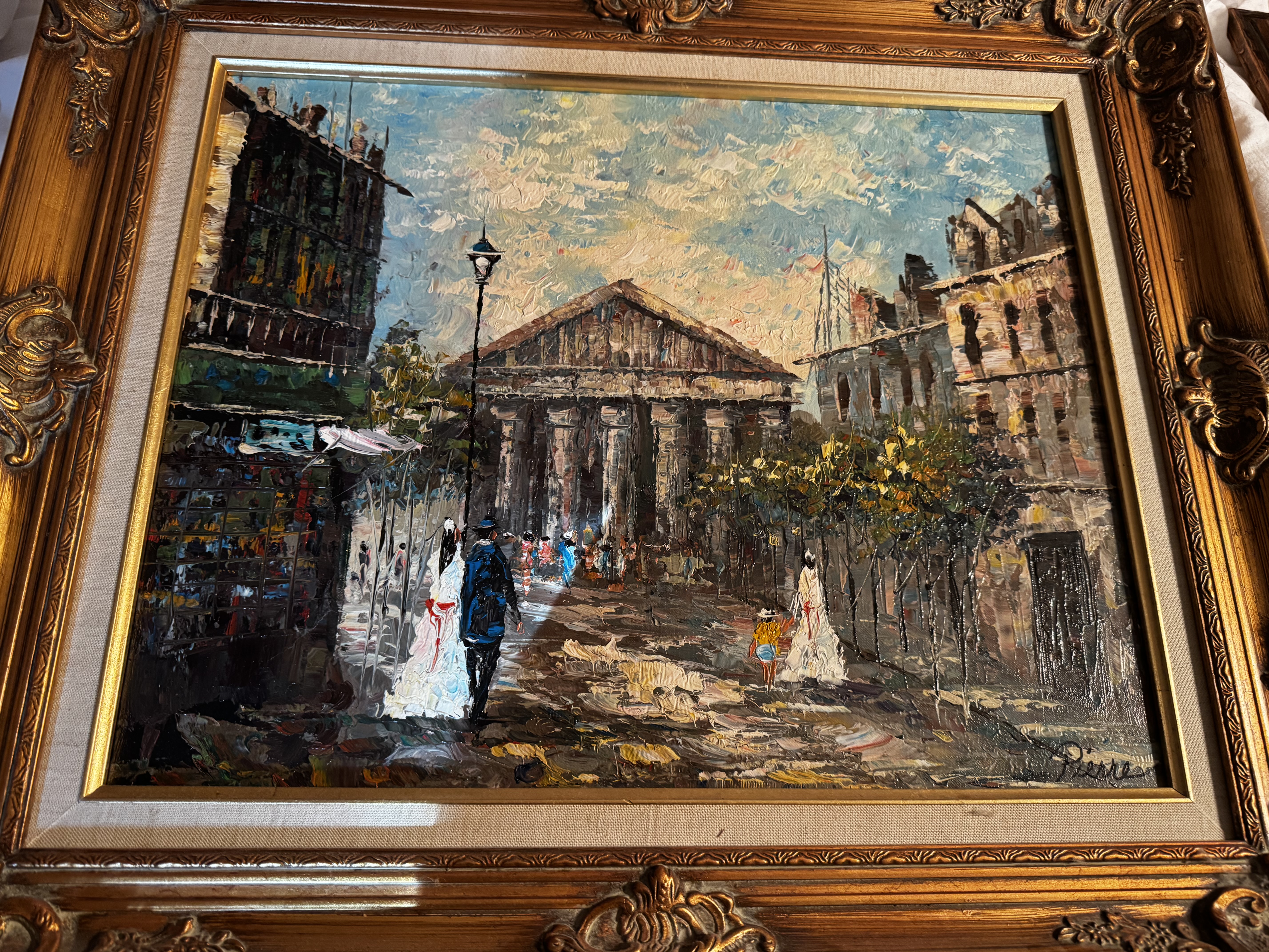 Impressionist Style Oil Painting on Canvas