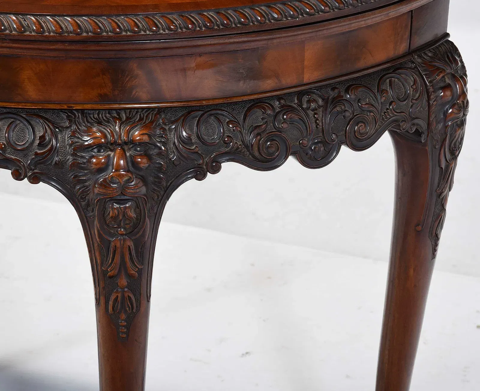 Chippendale Style Mahogany Console Table thumbnail 3