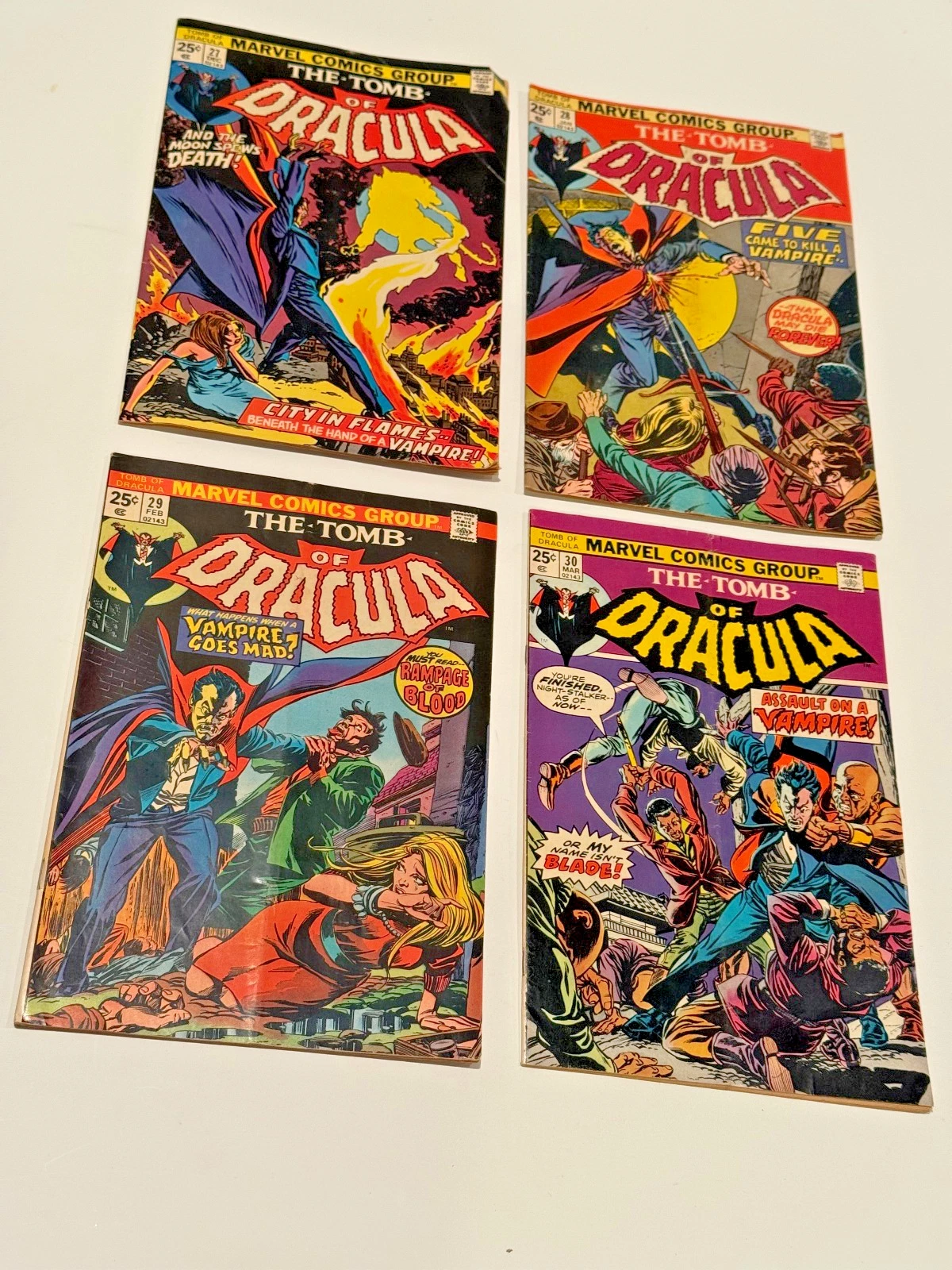 Marvel Comics Group 'The Tomb of Dracula' Bronze Age Comic Book Run thumbnail 4