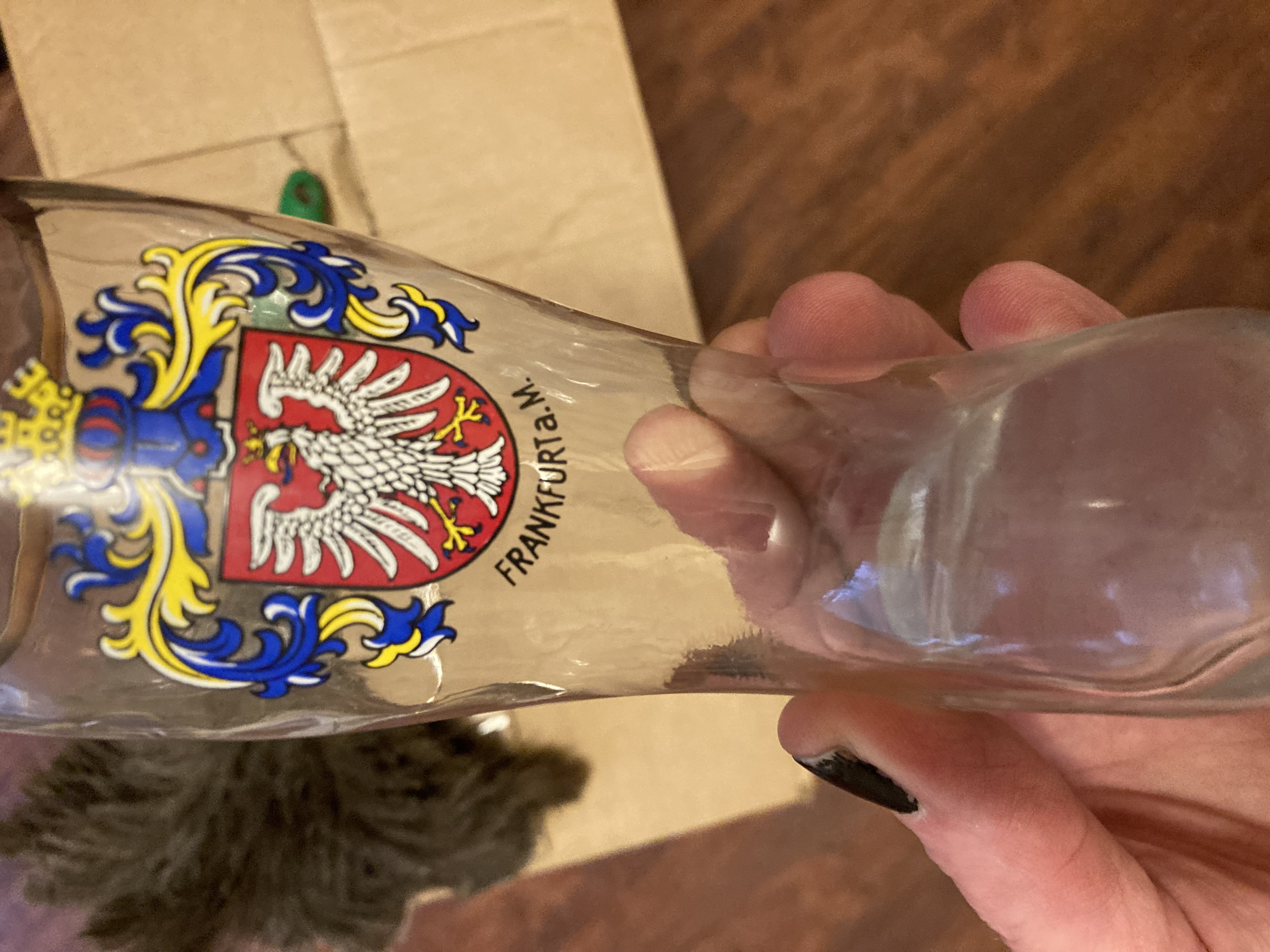 Frankfurt Am Main Souvenir Glass Stein