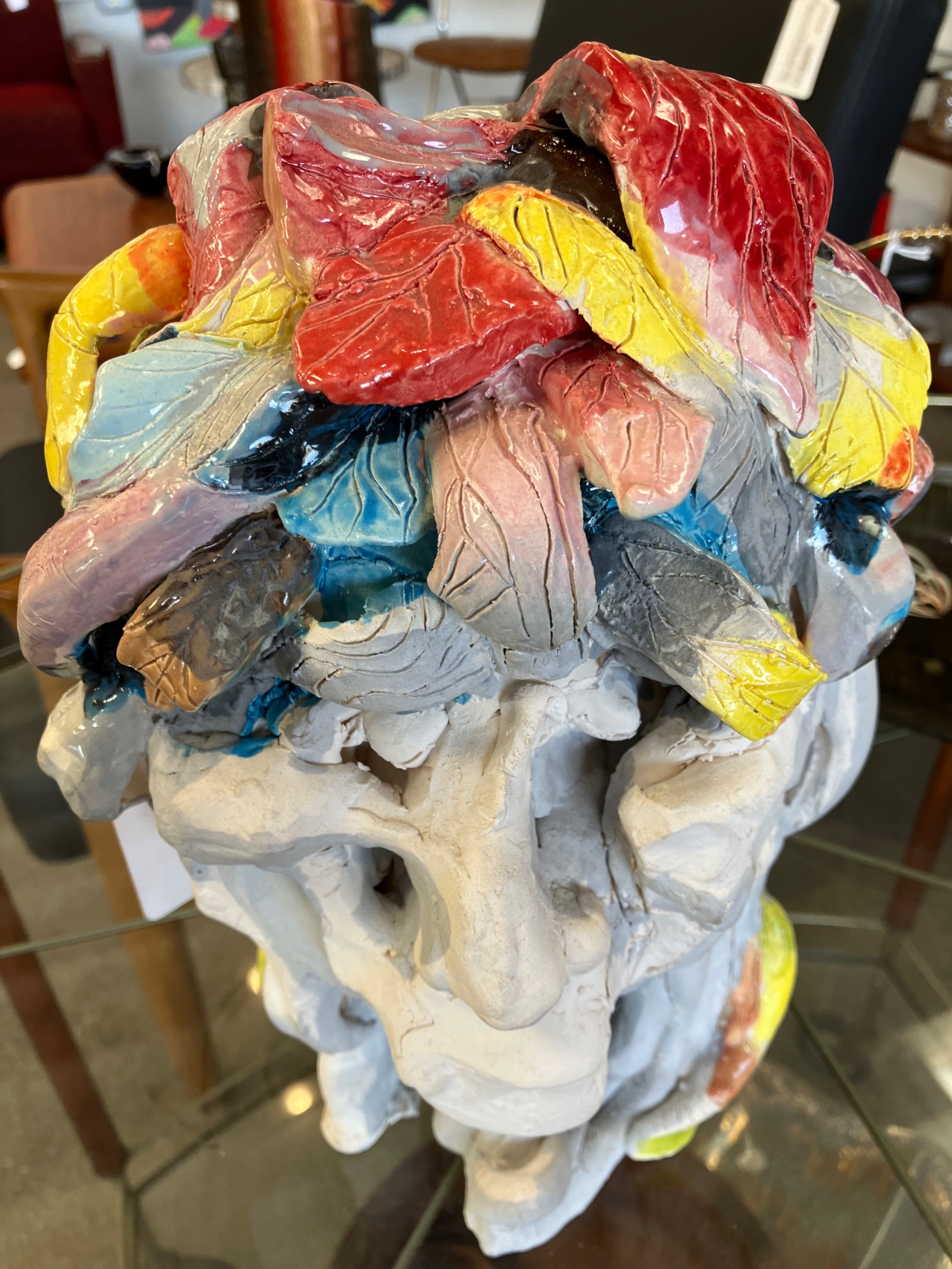Abstract Ceramic Head Sculpture thumbnail 2