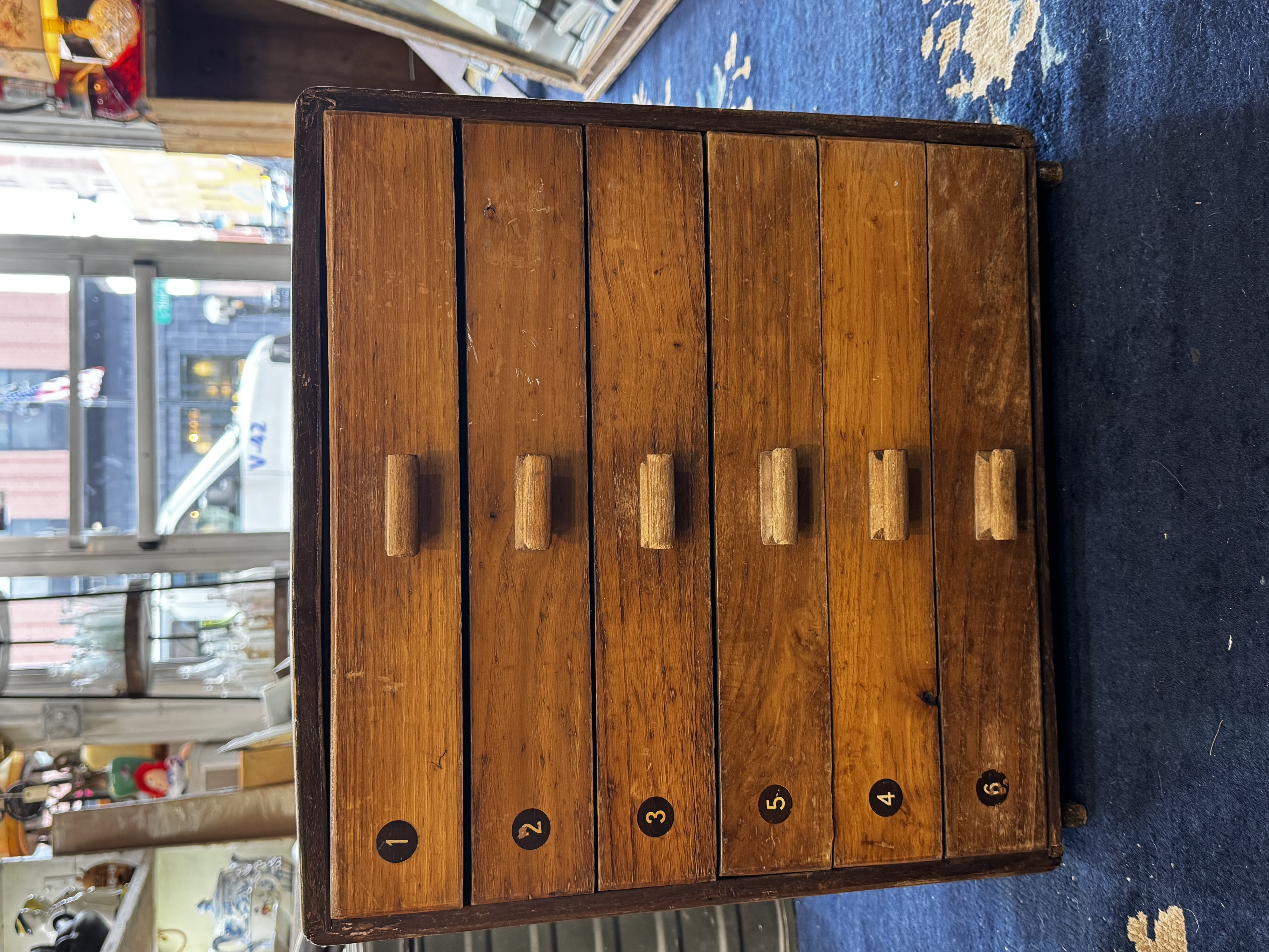 Italian Filofort Tre Cerchi Countertop Display Cabinet