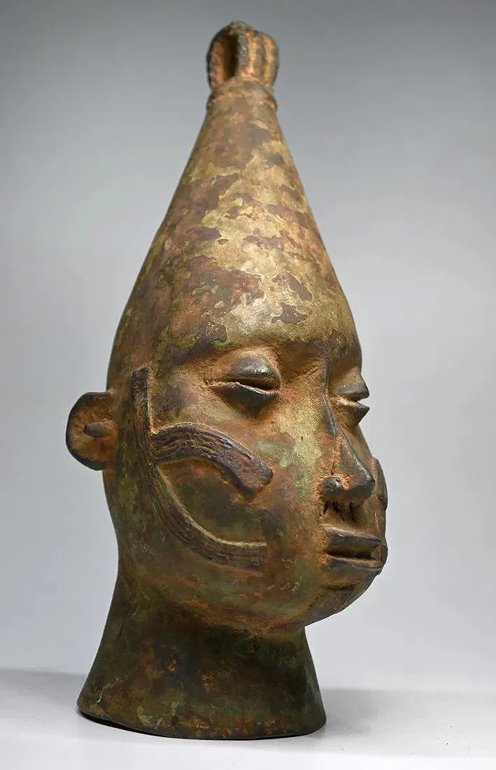Benin Style Bronze Head thumbnail