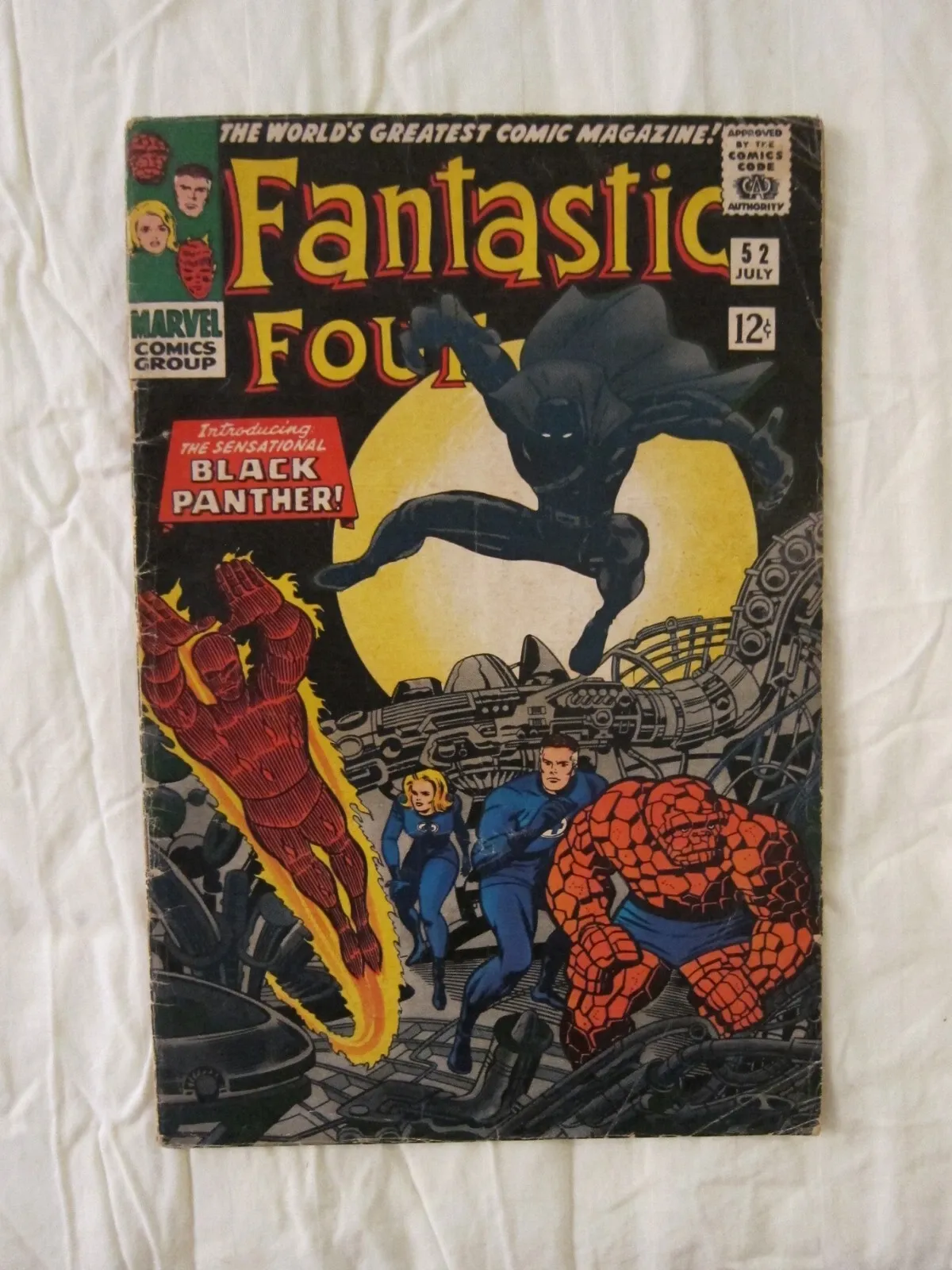 Fantastic Four #52 Silver Age Comic Book (First Appearance of Black Panther)