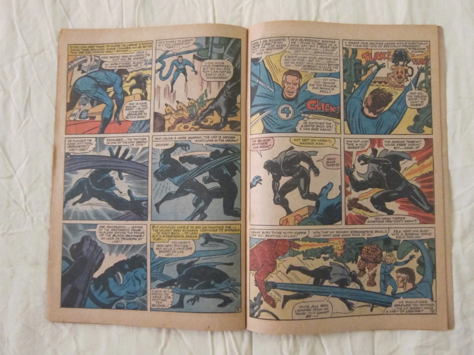 Fantastic Four #52 Silver Age Comic Book (First Appearance of Black Panther) thumbnail 3