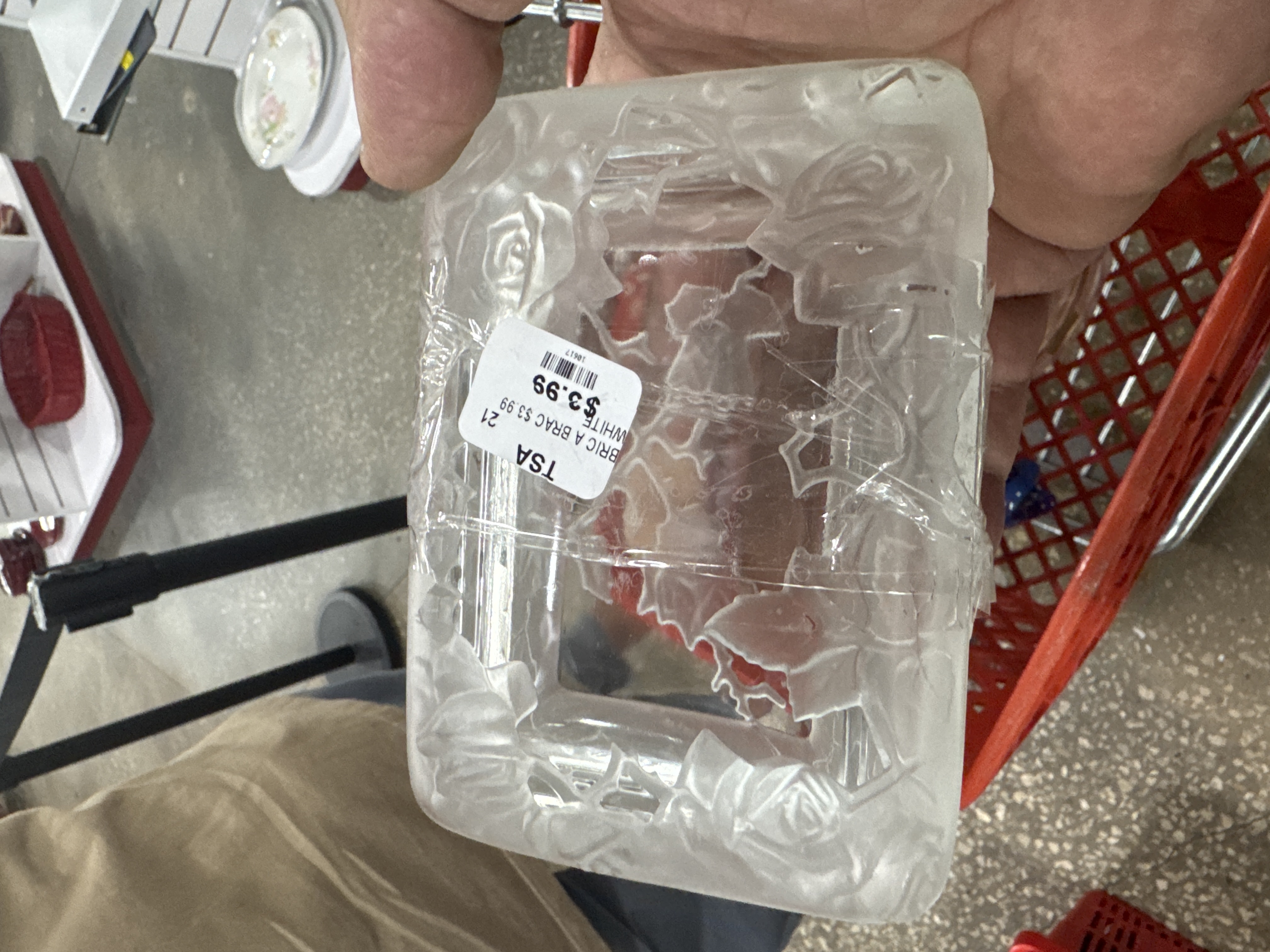 Pressed Glass Trinket Dish