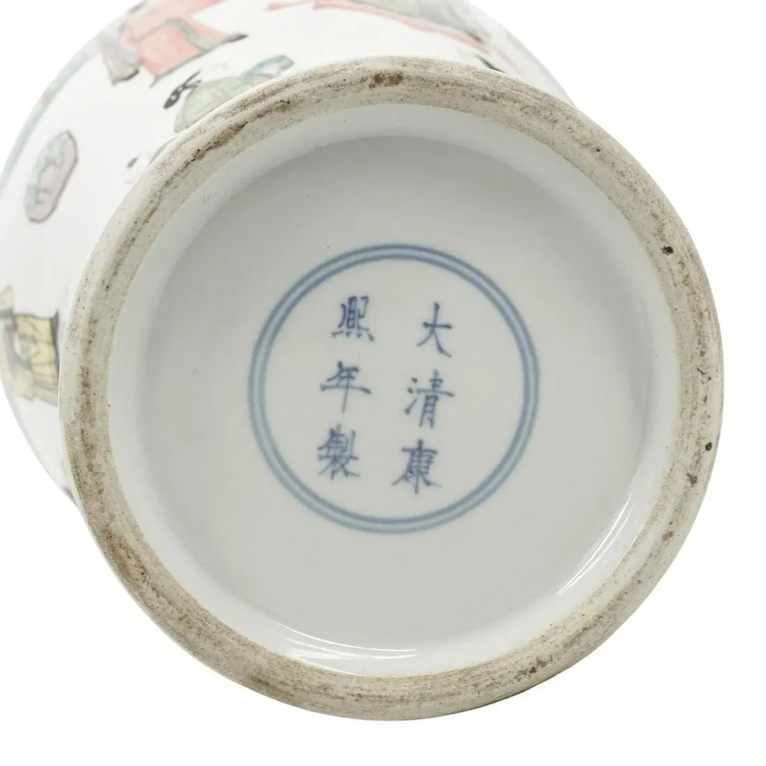 Qing Style Famille Verte Porcelain Covered Jar thumbnail 7