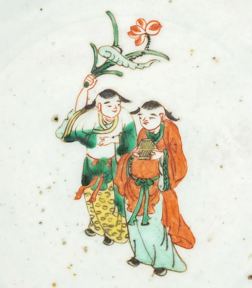 Chinese Kangxi Period Famille Verte Basin thumbnail 9
