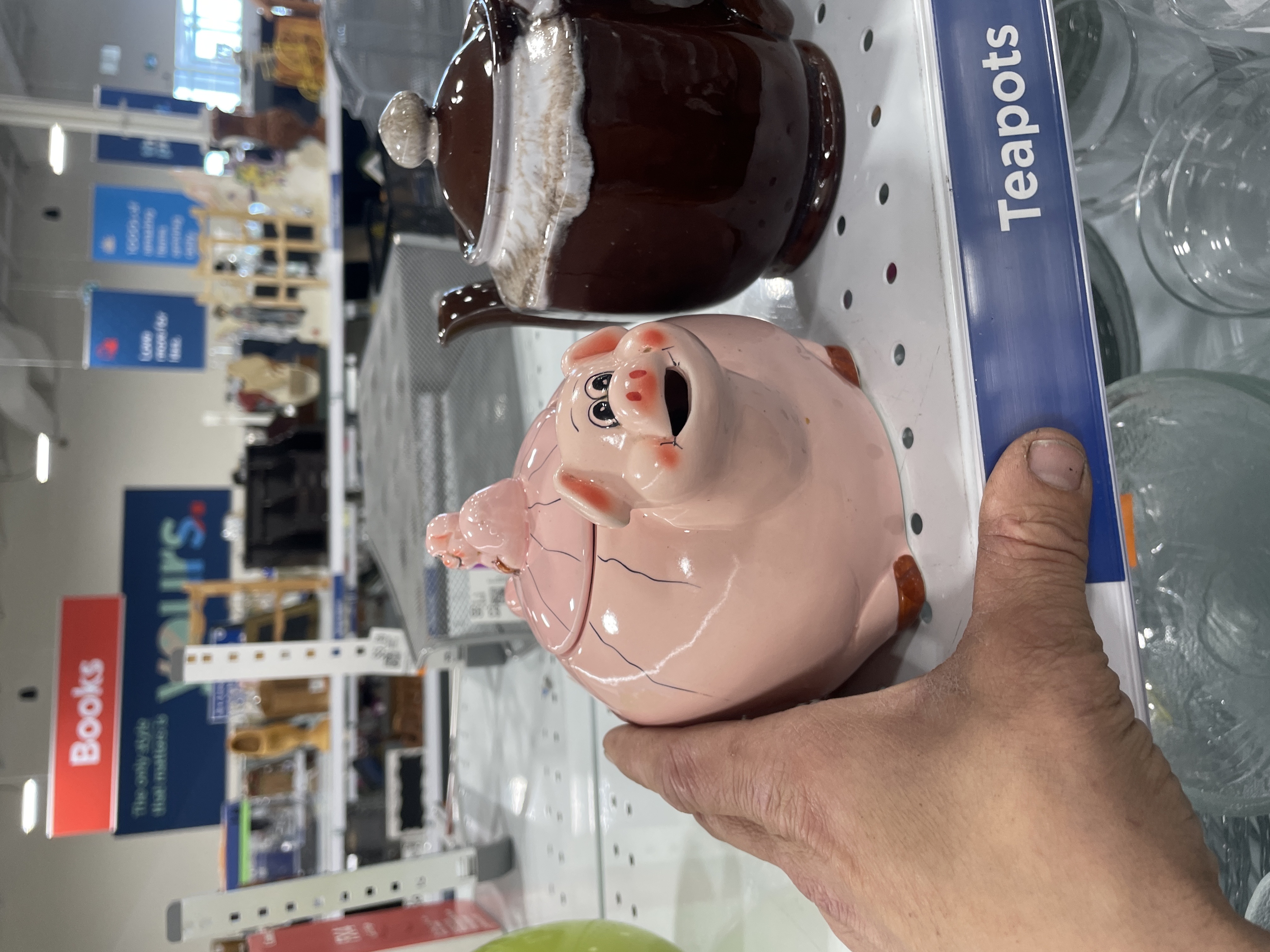 Novelty Pig Ceramic Teapot