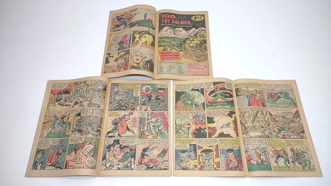 Silver Age and Bronze Age Marvel The Mighty Thor Comic Book Group thumbnail 7