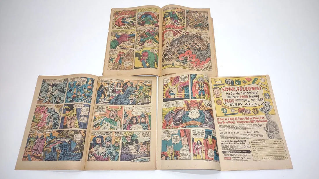 Silver Age and Bronze Age Marvel The Mighty Thor Comic Book Group thumbnail 9