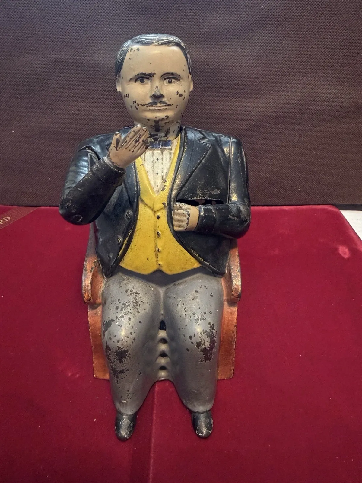 American Cast Iron J. & E. Stevens 'Tammany' Mechanical Bank thumbnail 4