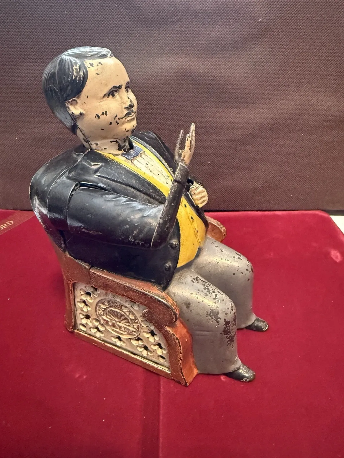 American Cast Iron J. & E. Stevens 'Tammany' Mechanical Bank thumbnail 5