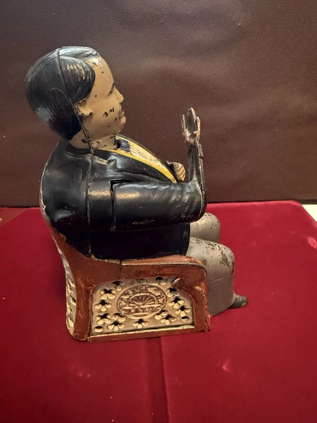 American Cast Iron J. & E. Stevens 'Tammany' Mechanical Bank thumbnail 6