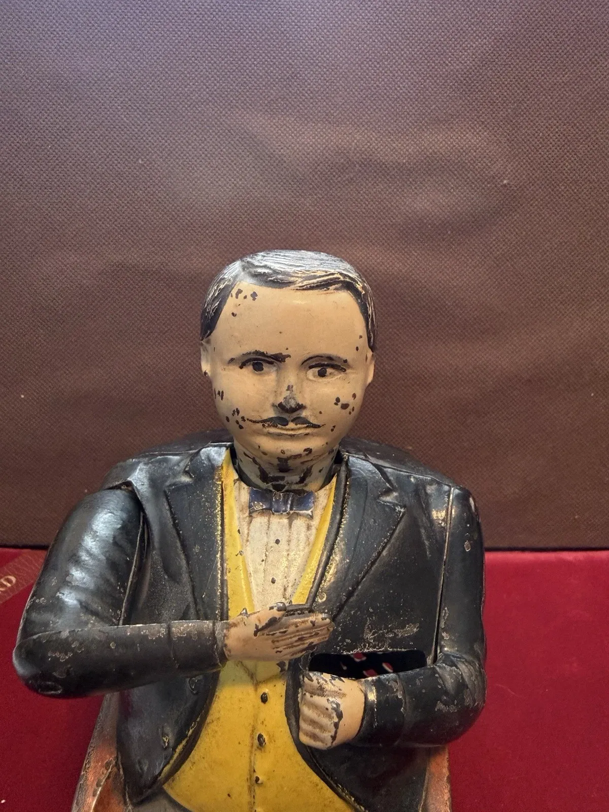 American Cast Iron J. & E. Stevens 'Tammany' Mechanical Bank thumbnail 10