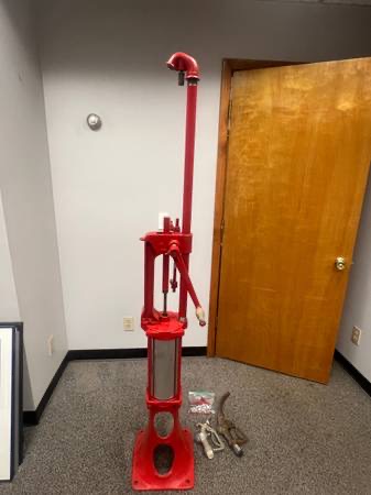 Vintage Martin and Schwartz Gas Pump