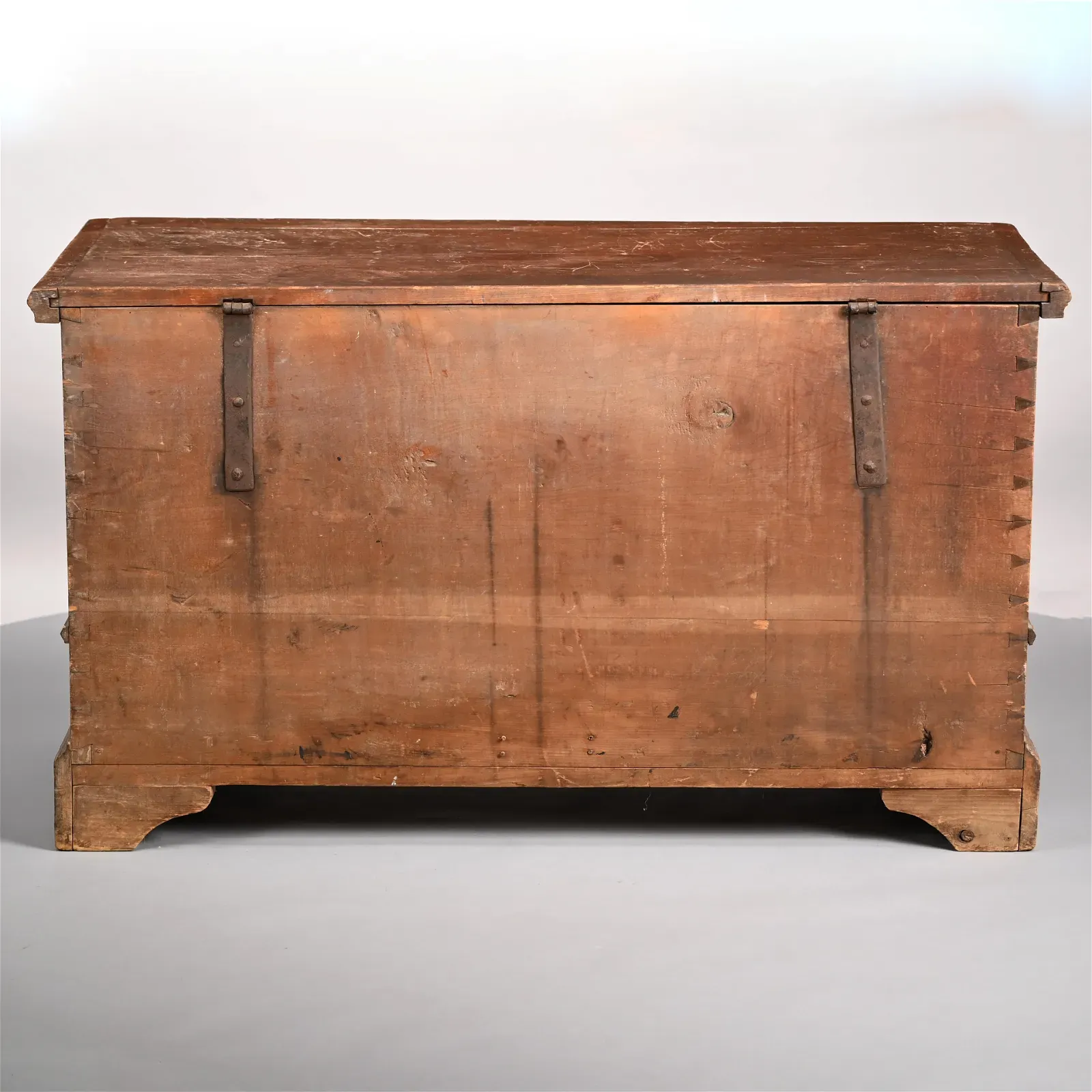 Pennsylvania German Federal Period Painted Pine Blanket Chest with Drawers, Dated 1805 thumbnail 2