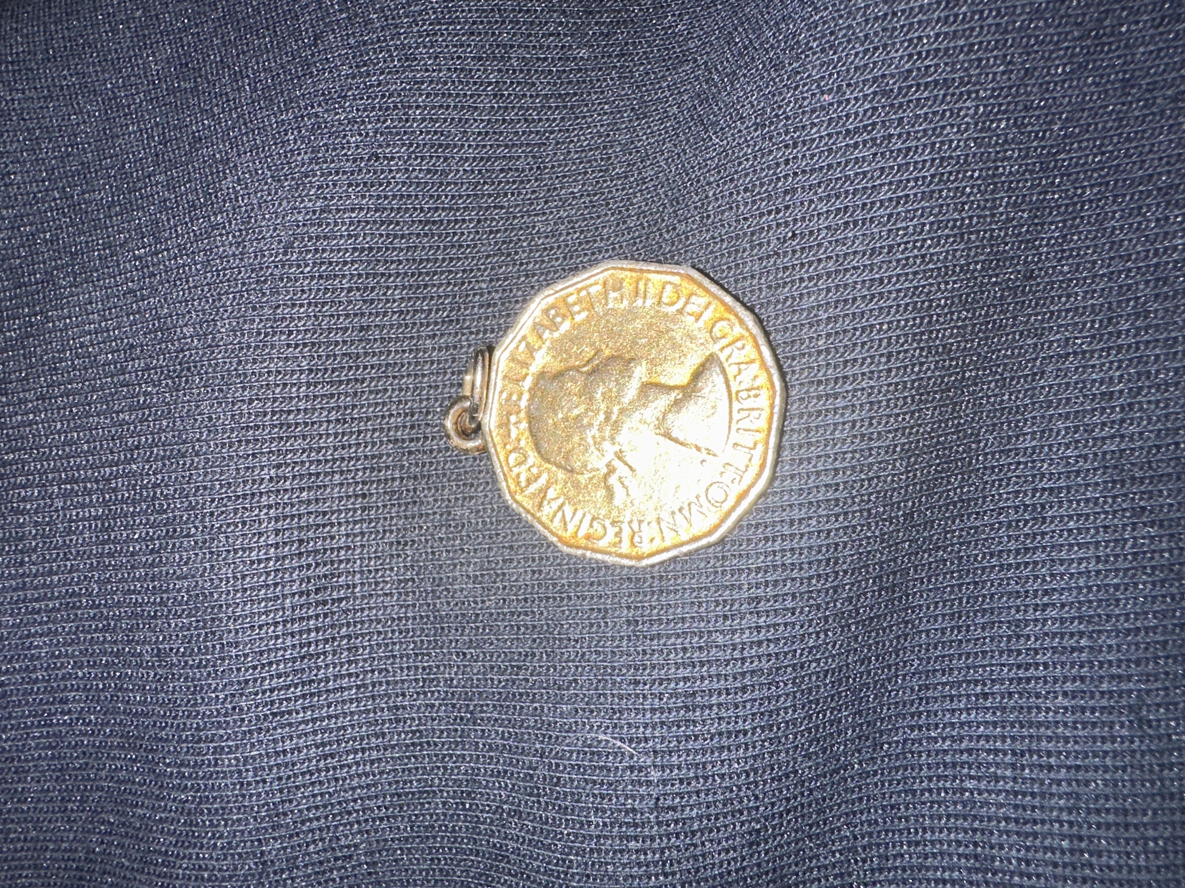 British Queen Elizabeth II Gold Coin Pendant