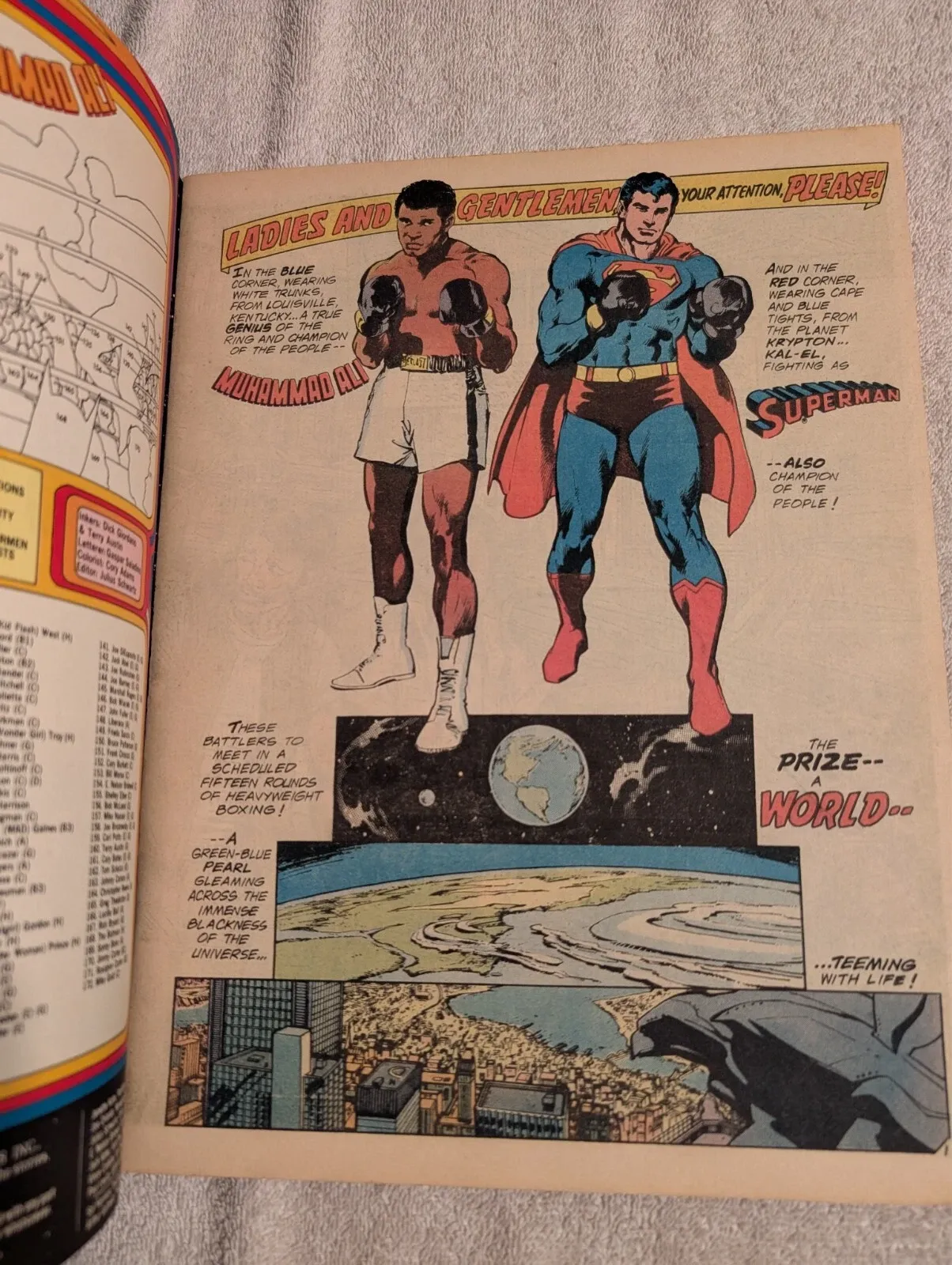 Bronze Age DC Comics ‘Superman vs. Muhammad Ali’ Collector’s Edition Comic Book thumbnail 3