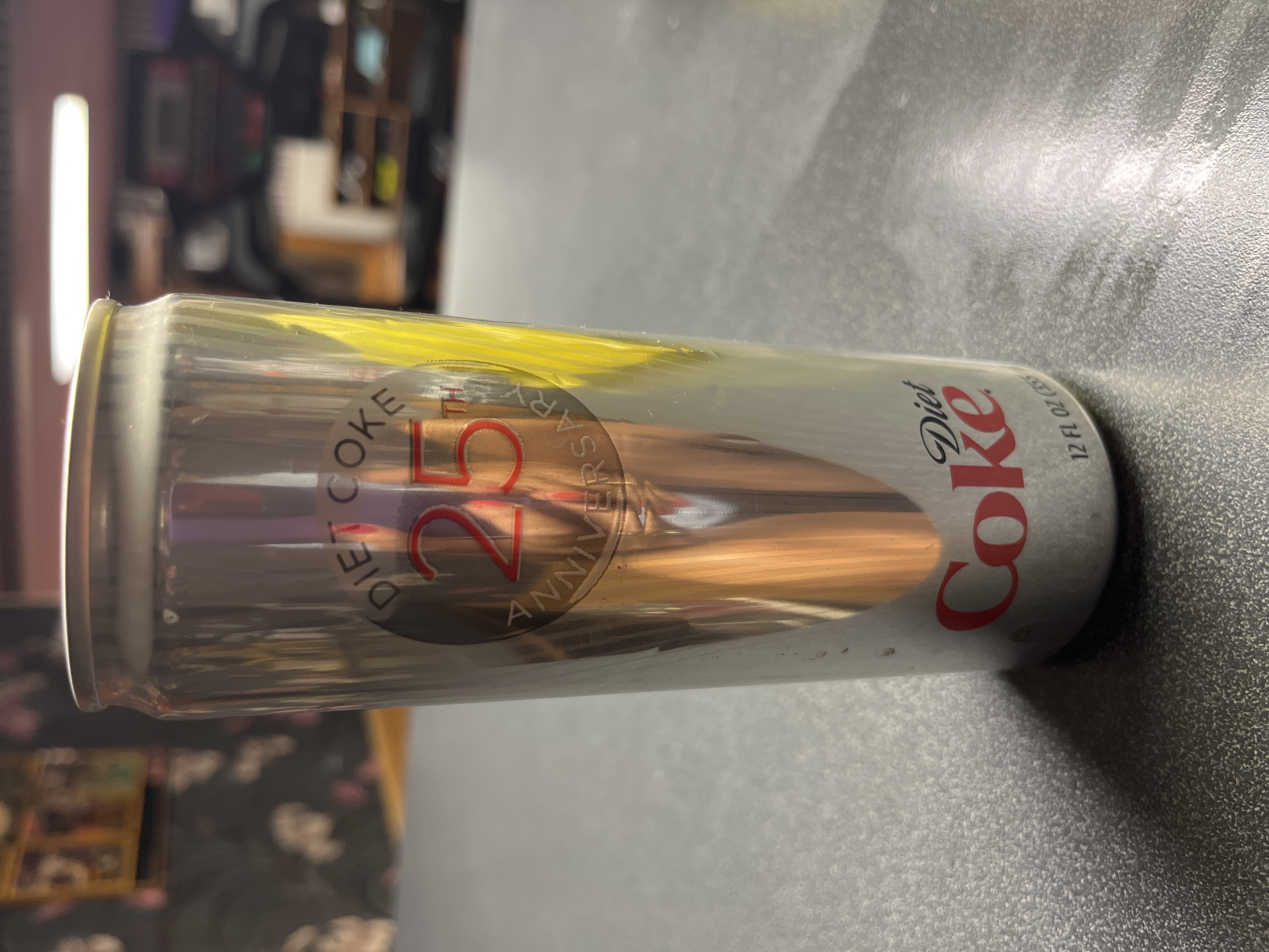 Diet Coke 25th Anniversary Aluminum Can