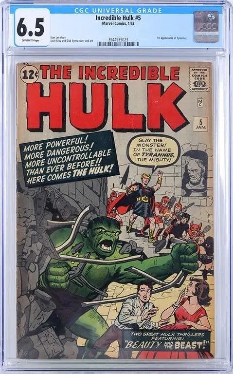 Marvel Silver Age The Incredible Hulk #5 CGC Graded Comic Book