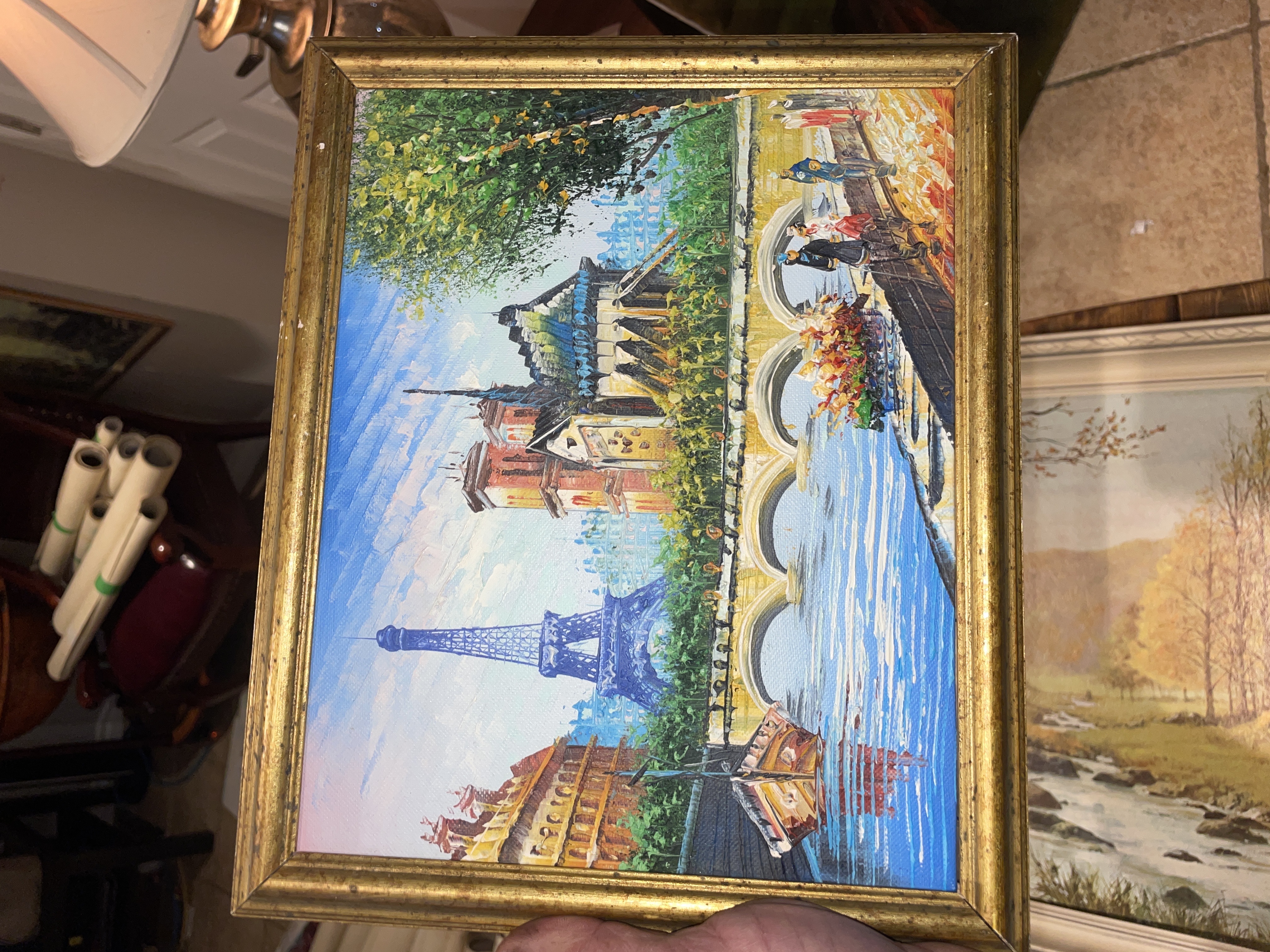 Contemporary Impressionist Paris Scene Painting