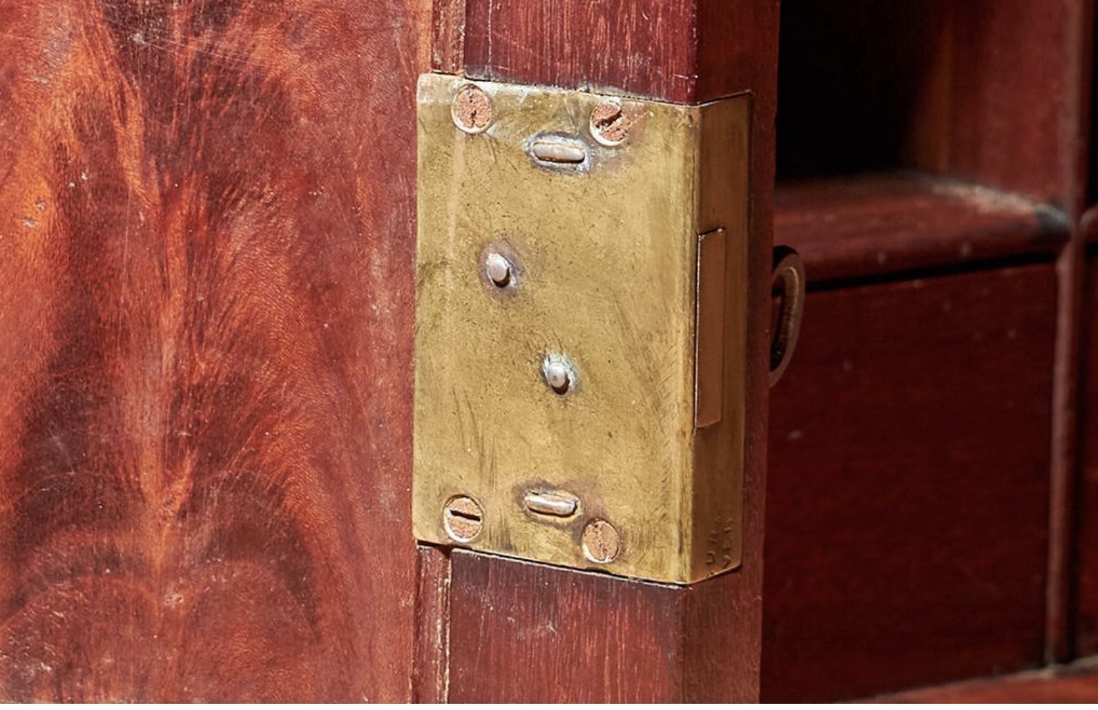 American Chippendale Period Mahogany Secretary Bookcase thumbnail 4