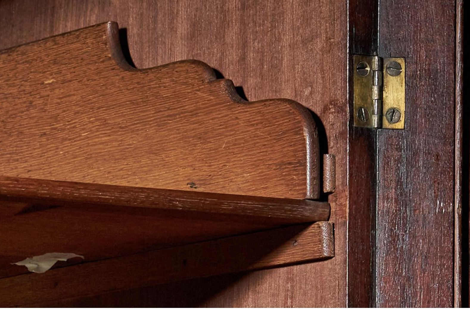 American Chippendale Period Mahogany Secretary Bookcase thumbnail 5