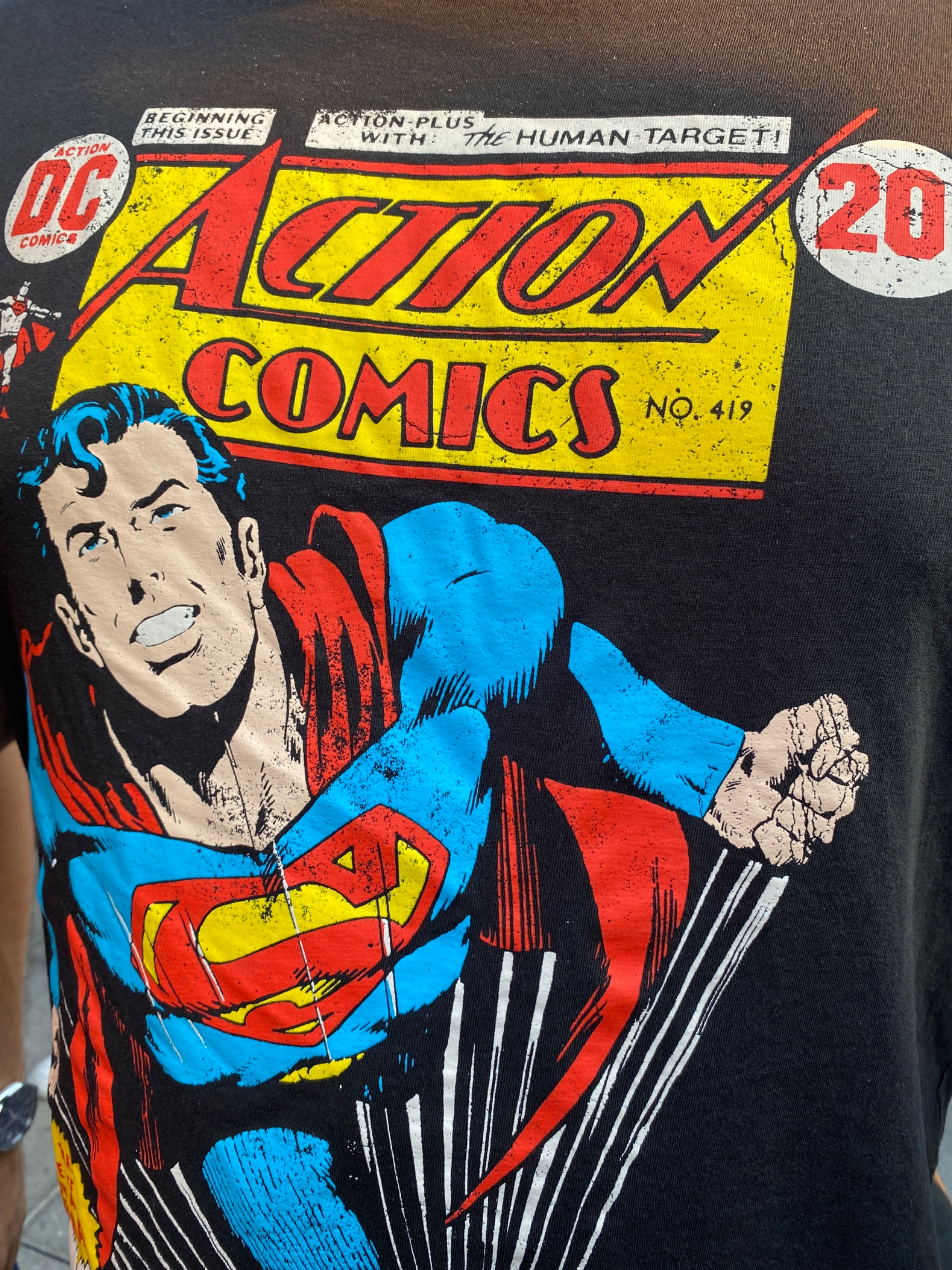 Action Comics No. 419 Superman Cotton T-Shirt