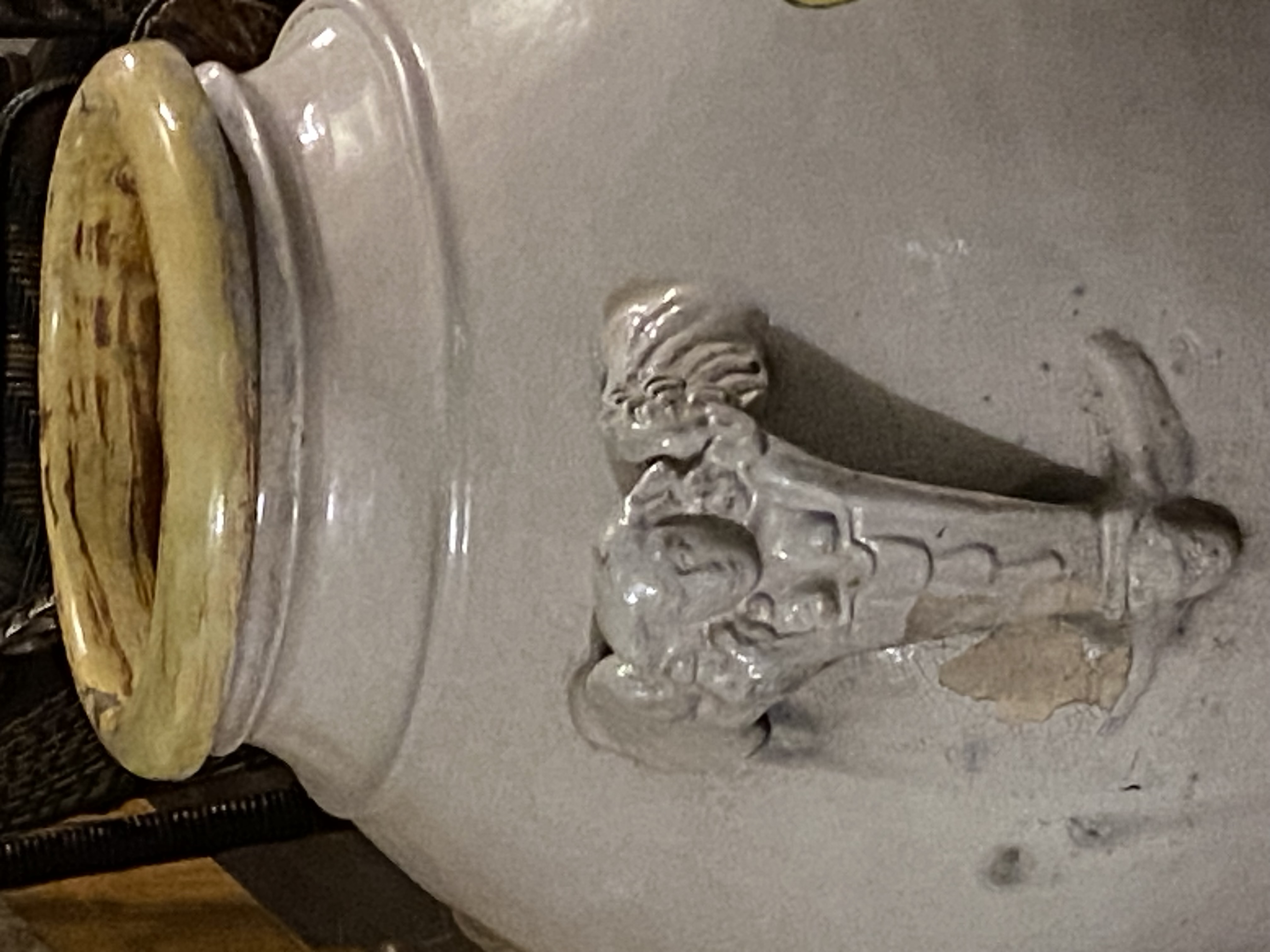 Italian Renaissance Revival Majolica Vase thumbnail 3
