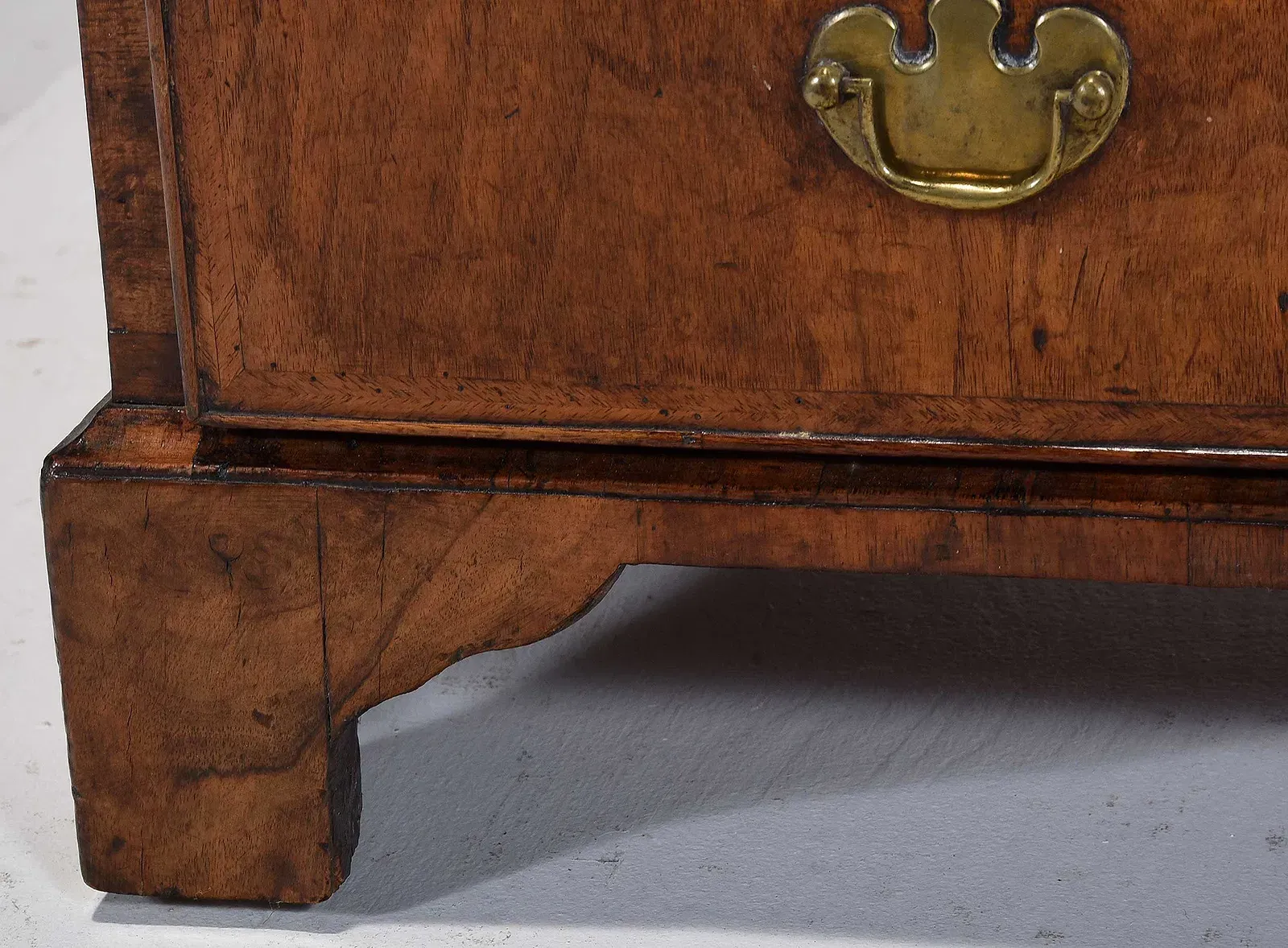 English George II Period Walnut Bachelor's Chest thumbnail 12