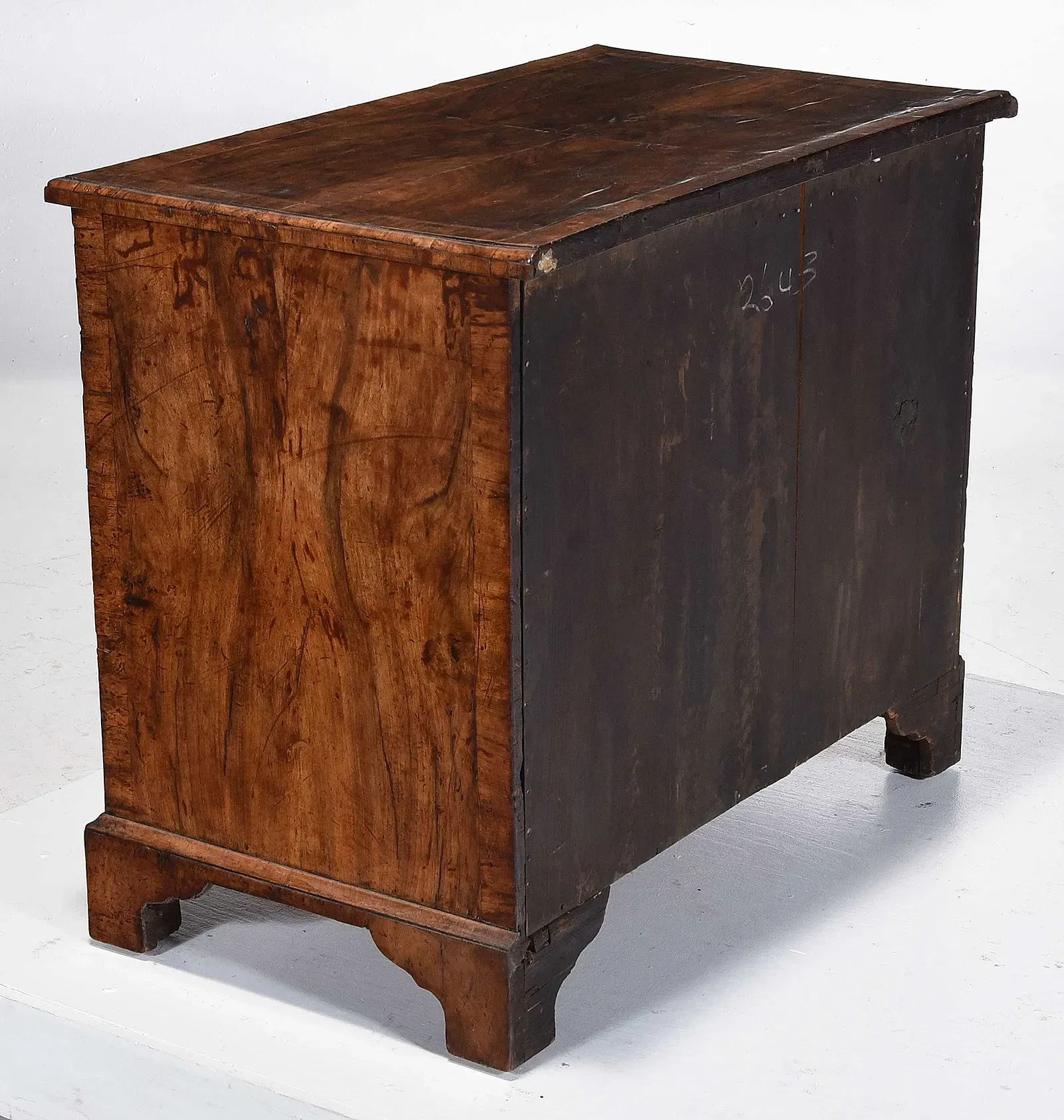 English George II Period Walnut Bachelor's Chest thumbnail 5