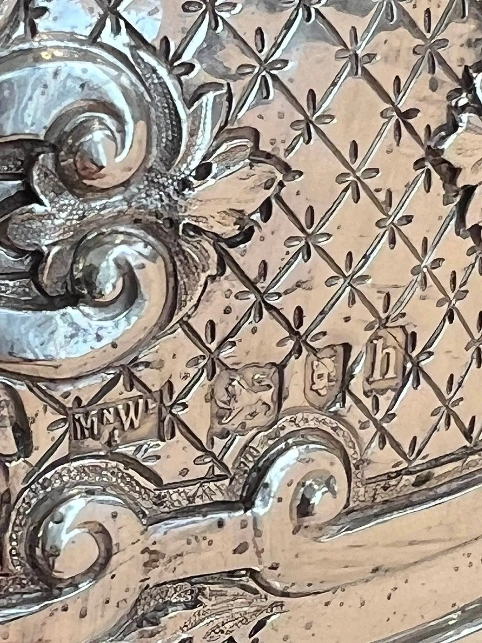 Victorian Rococo Revival Silver Plate Two-Handled Covered Ice Pail or Wine Cooler thumbnail 5