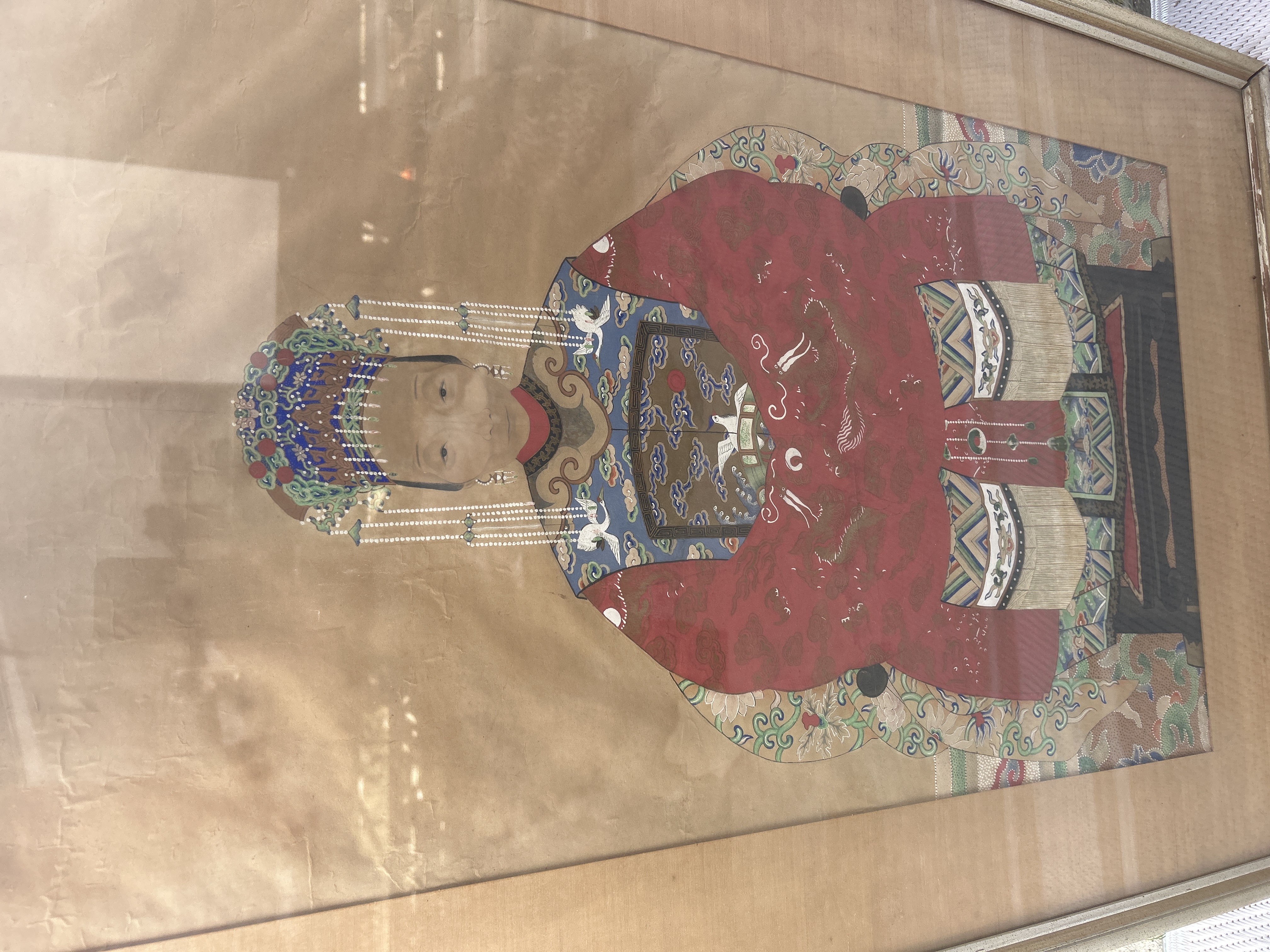 Chinese Qing Dynasty Ancestor Portrait