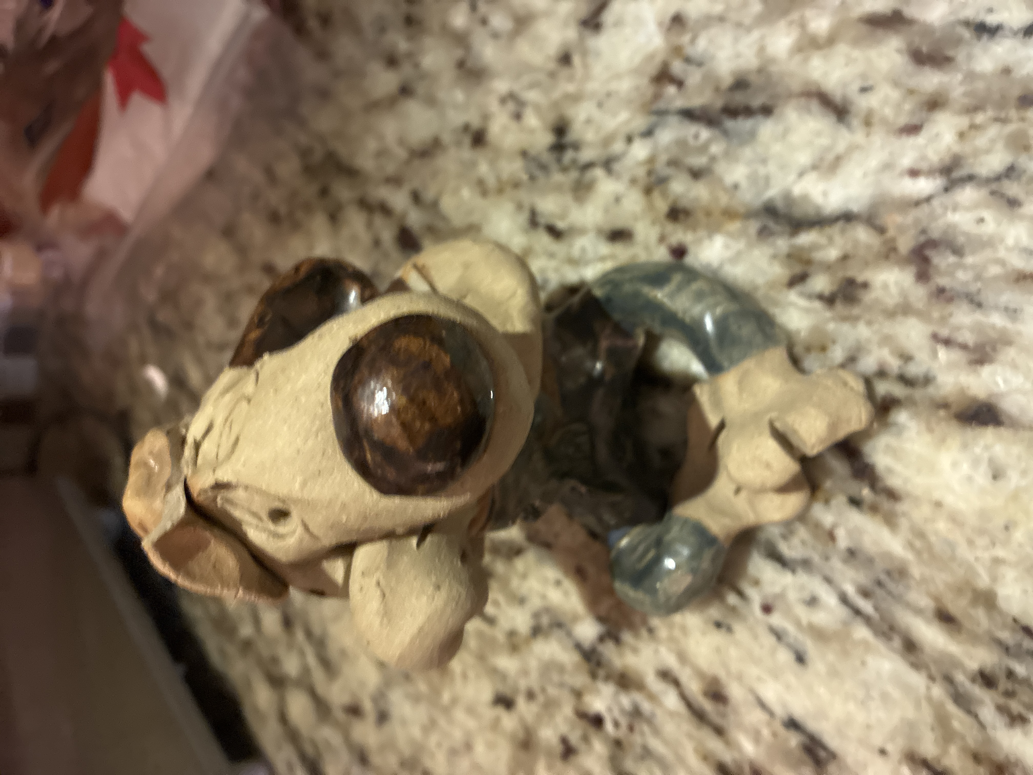Rustic Ceramic Dog Figurine