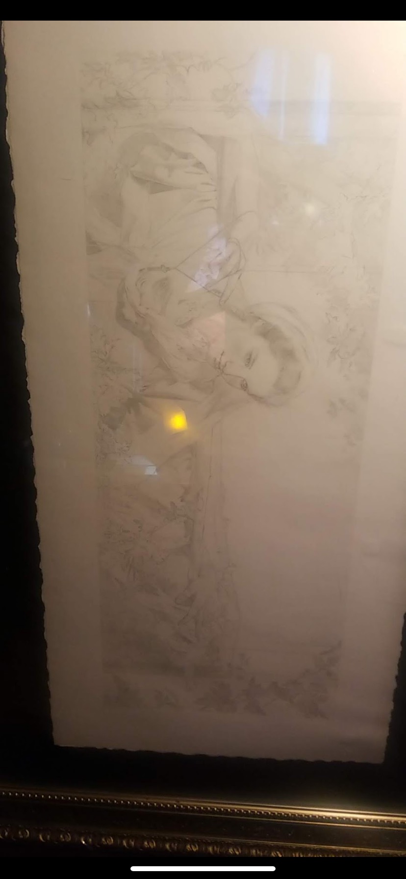 Neoclassical Style Pencil Drawing