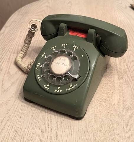 Mid-Century Modern Rotary Dial Telephone