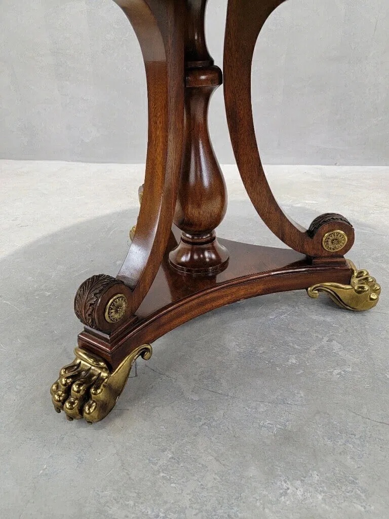 Regency Style Mahogany Center Table thumbnail 2